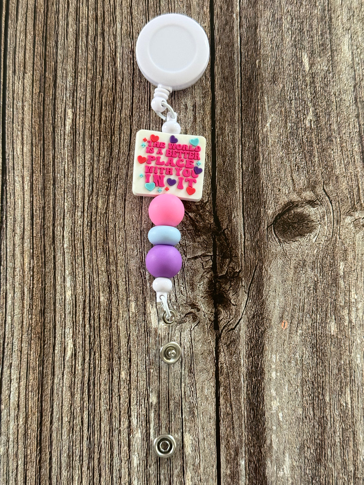 Pink Mental Health Badge Reel