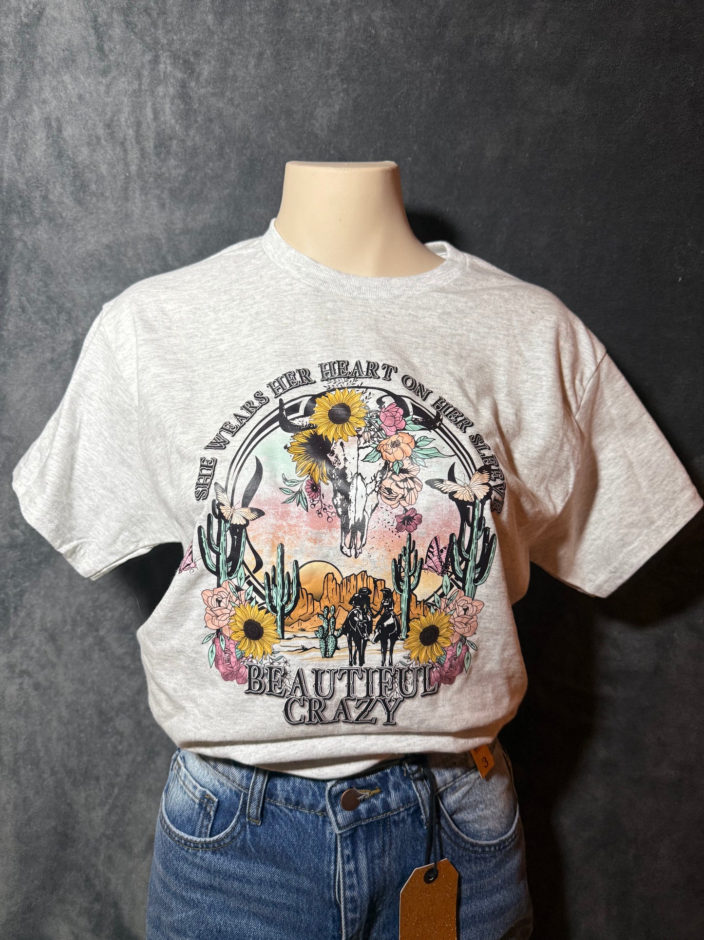 Beautiful Crazy Graphic T-shirt