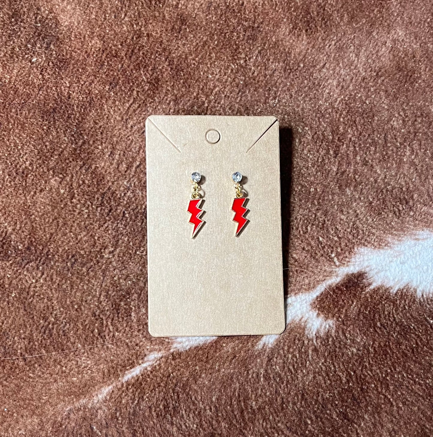 Coloured Lightning Earrings