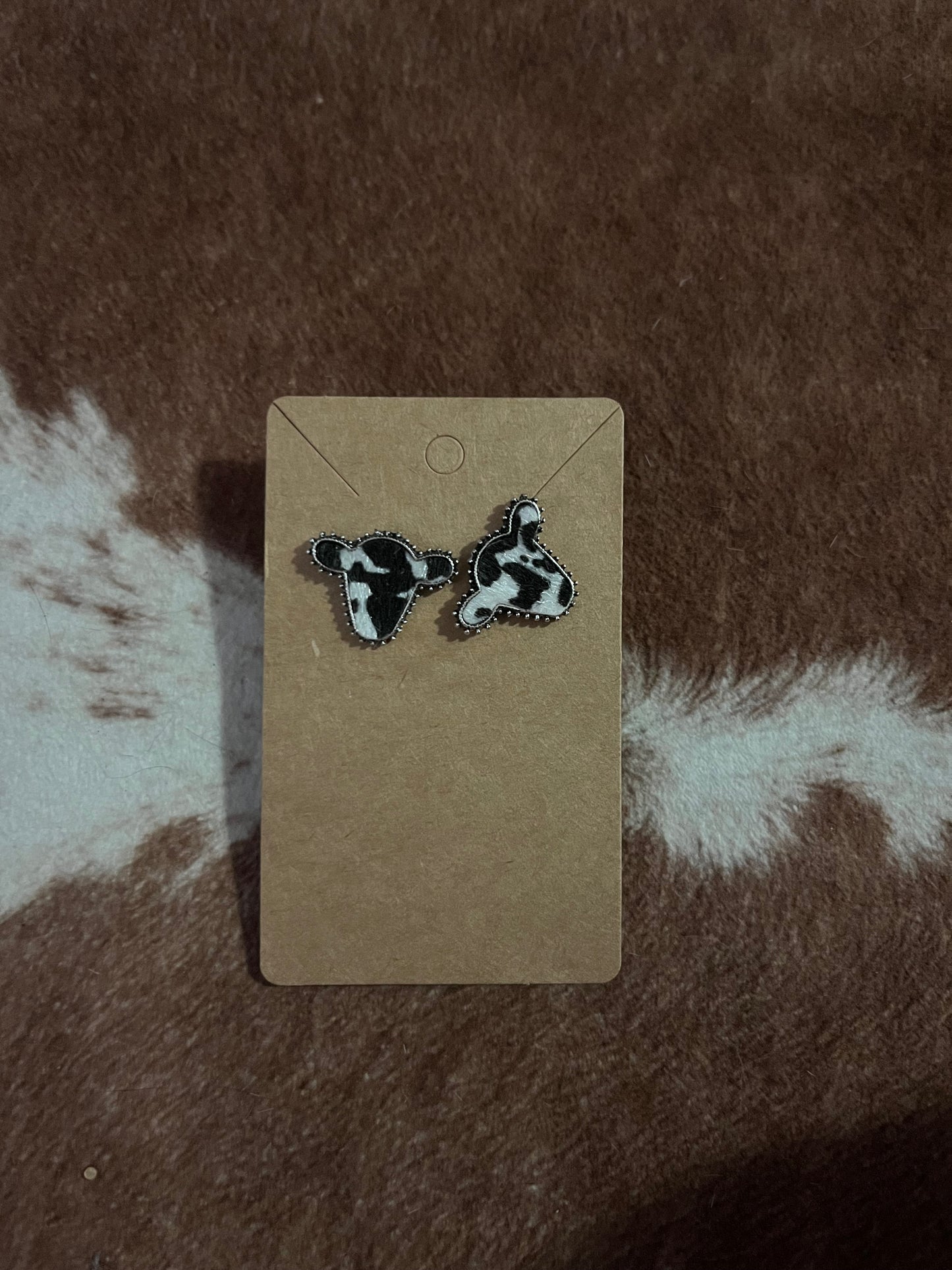 Cow Head Earrings