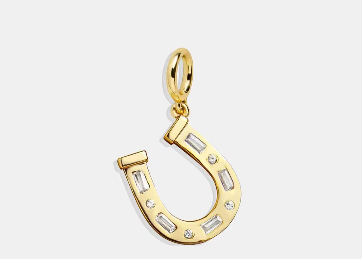 18K Gold Plated Horseshoe Necklace