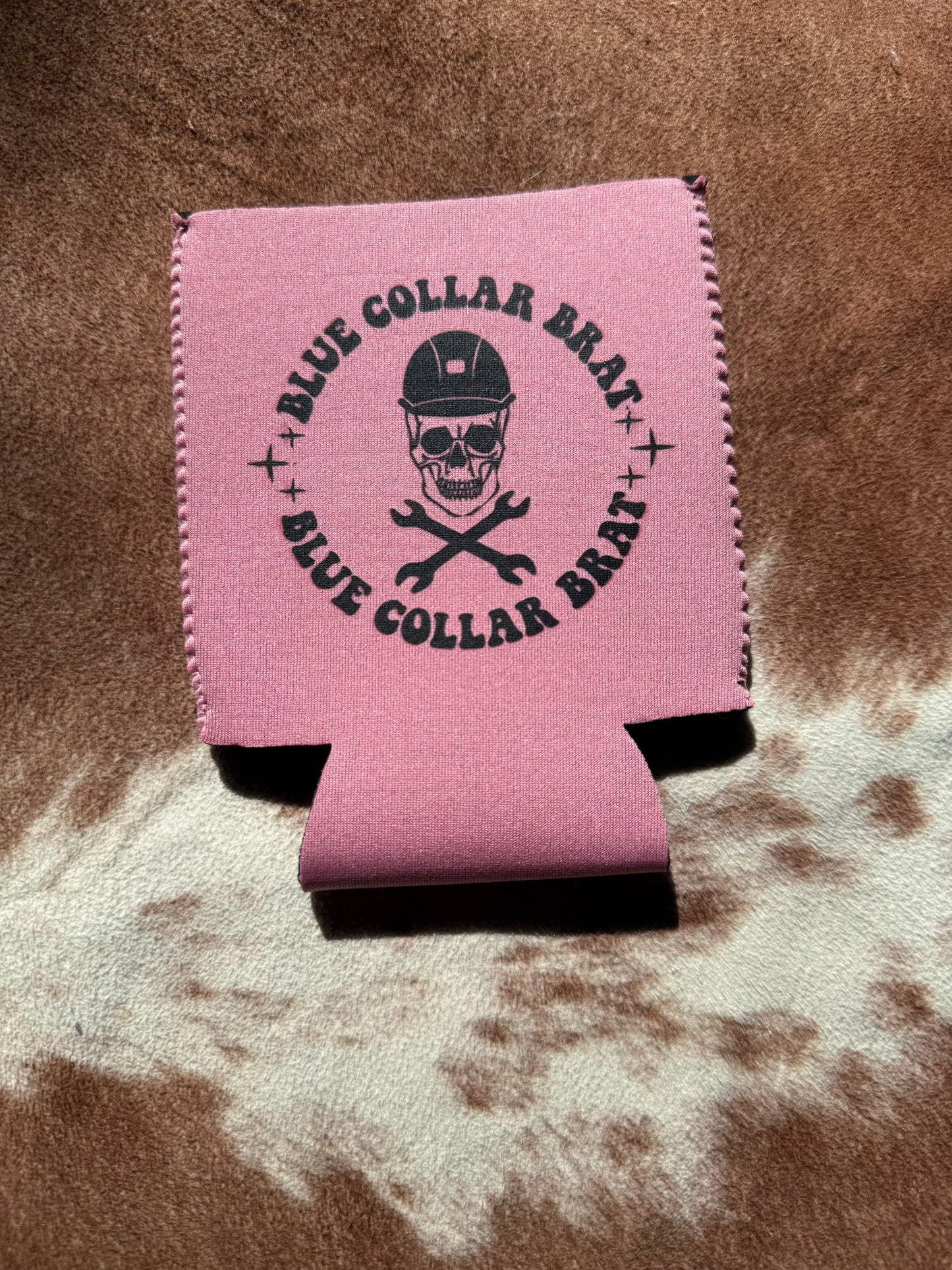 Blue Collar Brat Koozie