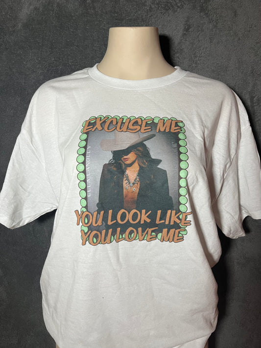 Excuse Me, You Look Like You Love Me Retro T-shirt