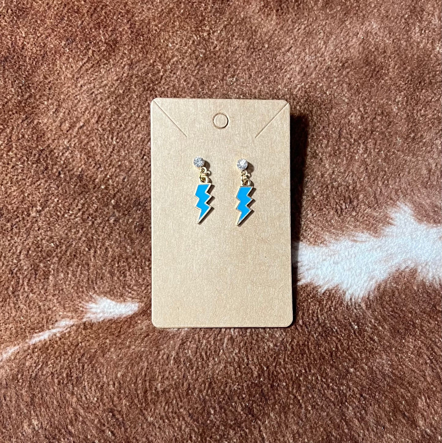 Coloured Lightning Earrings