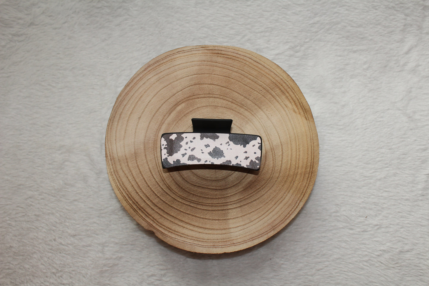 Cow Print Claw Clip