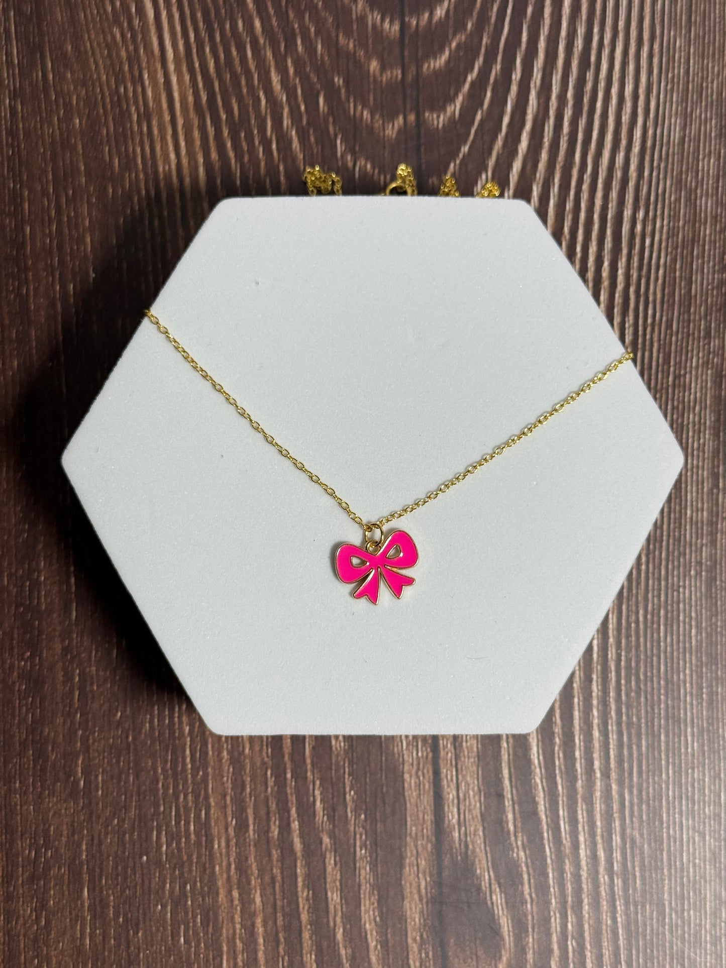 Cowgirl Coquette Bow Necklace