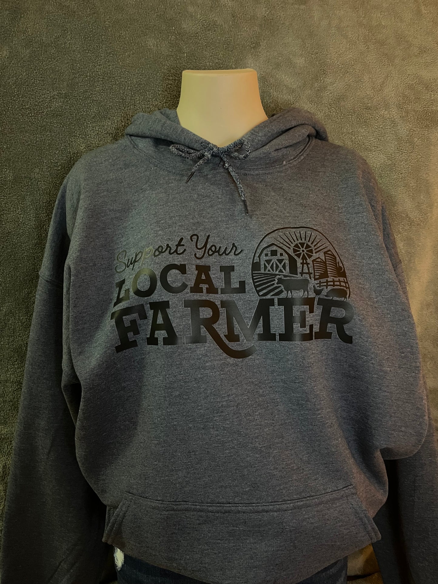 Support Your Local Farmer Hoodie (Made to Order)