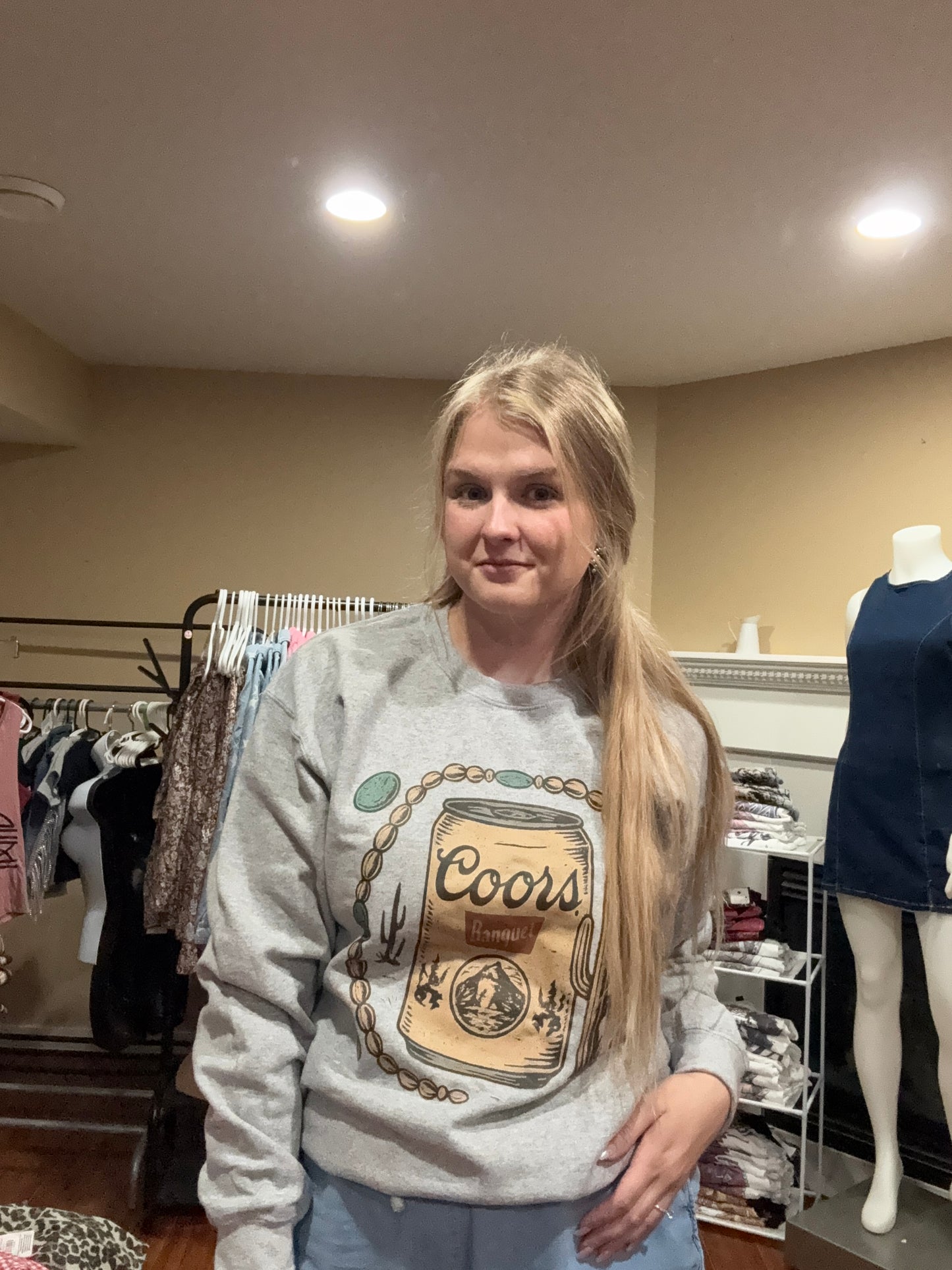 Coors Can Crewneck