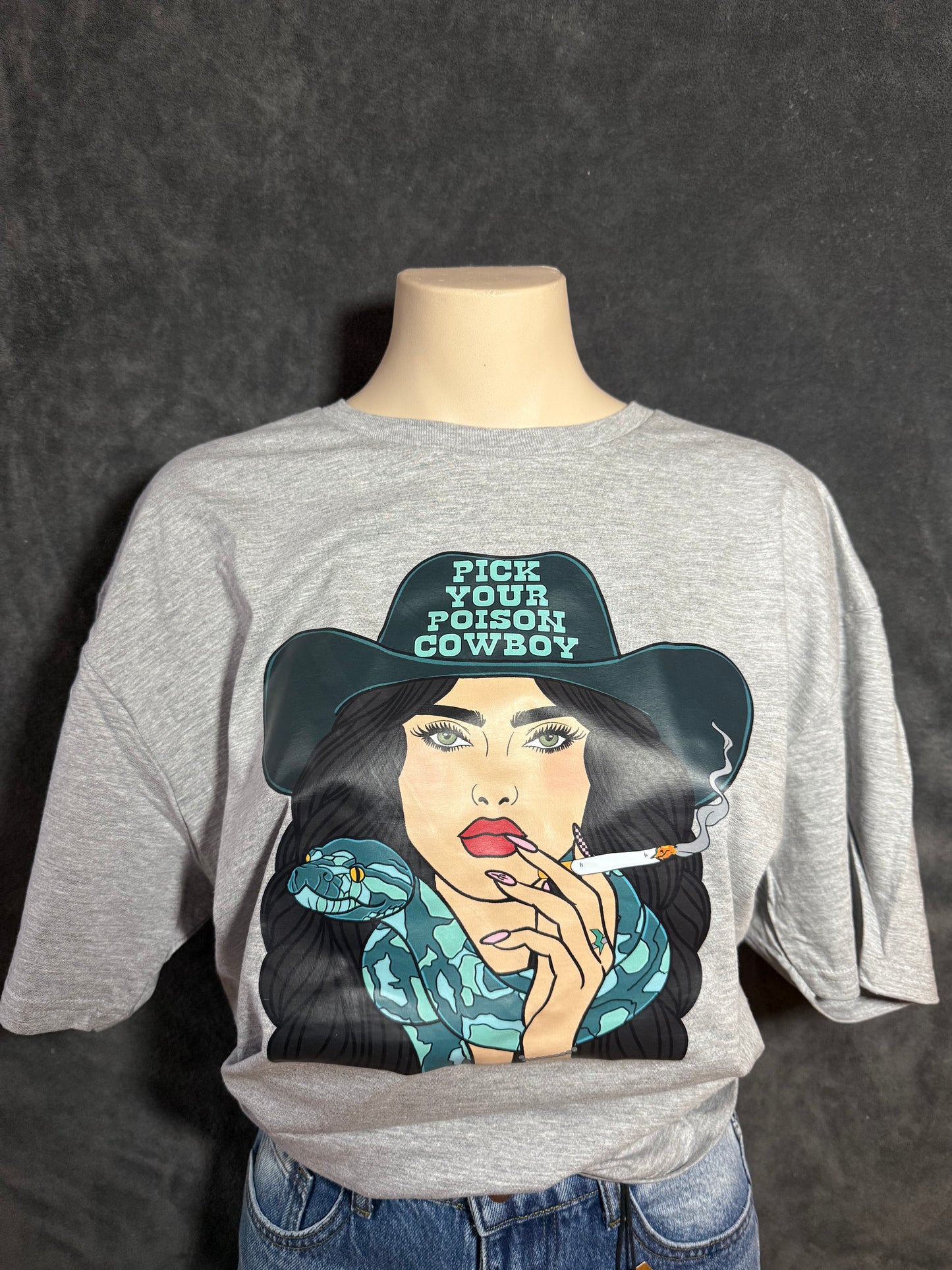 Pick Your Poison Cowboy Graphic T-shirt