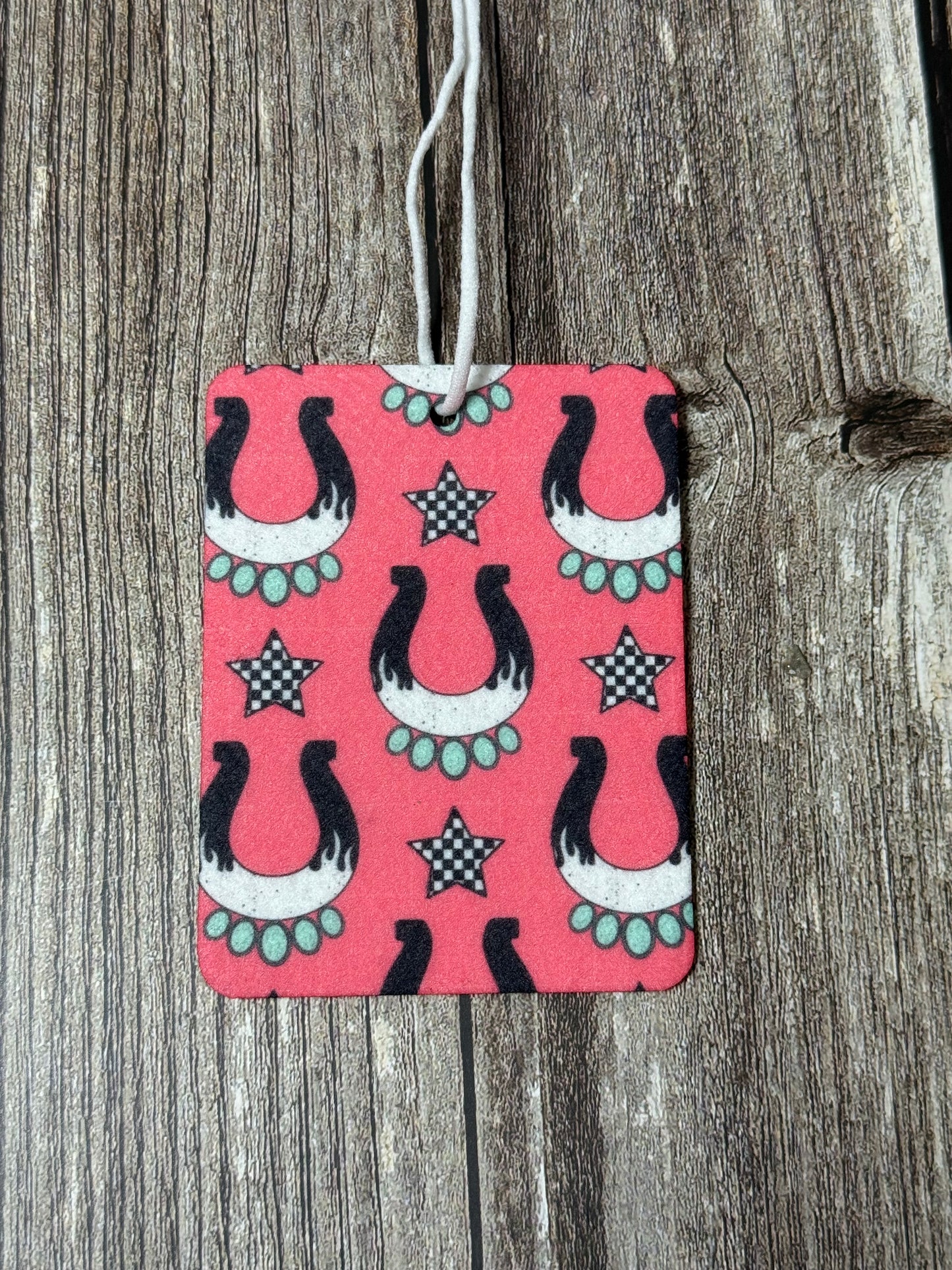 Pretty in Pink Rodeo Car Freshener