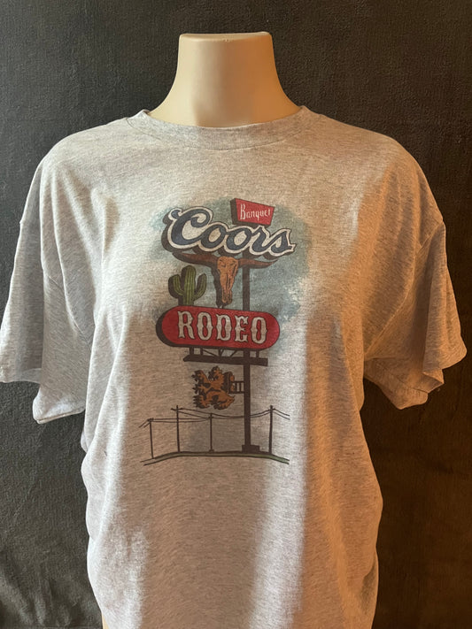 Coors Rodeo Sign T-shirt (Made to Order)