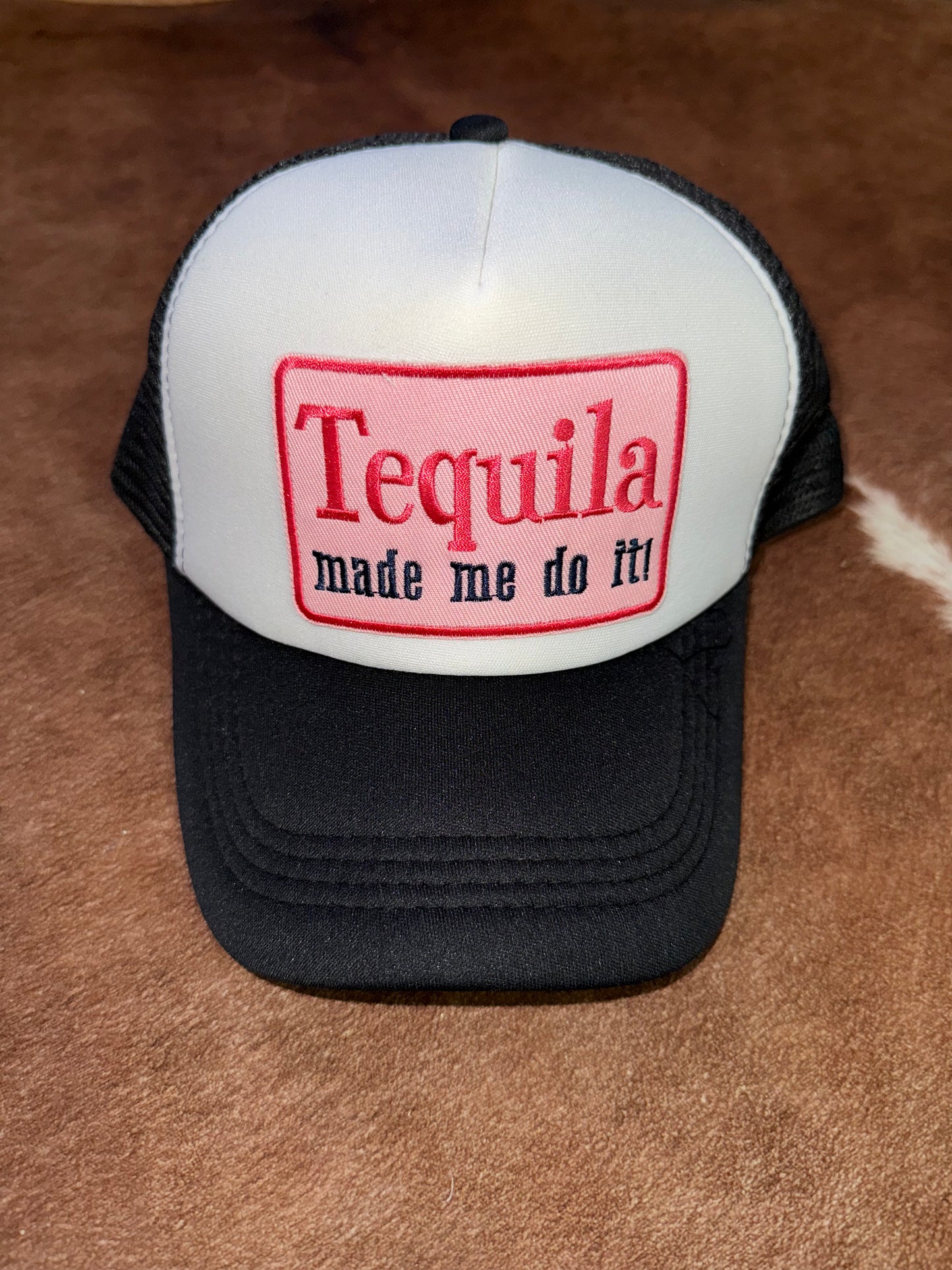 Tequila Made me Do It Trucker Cap