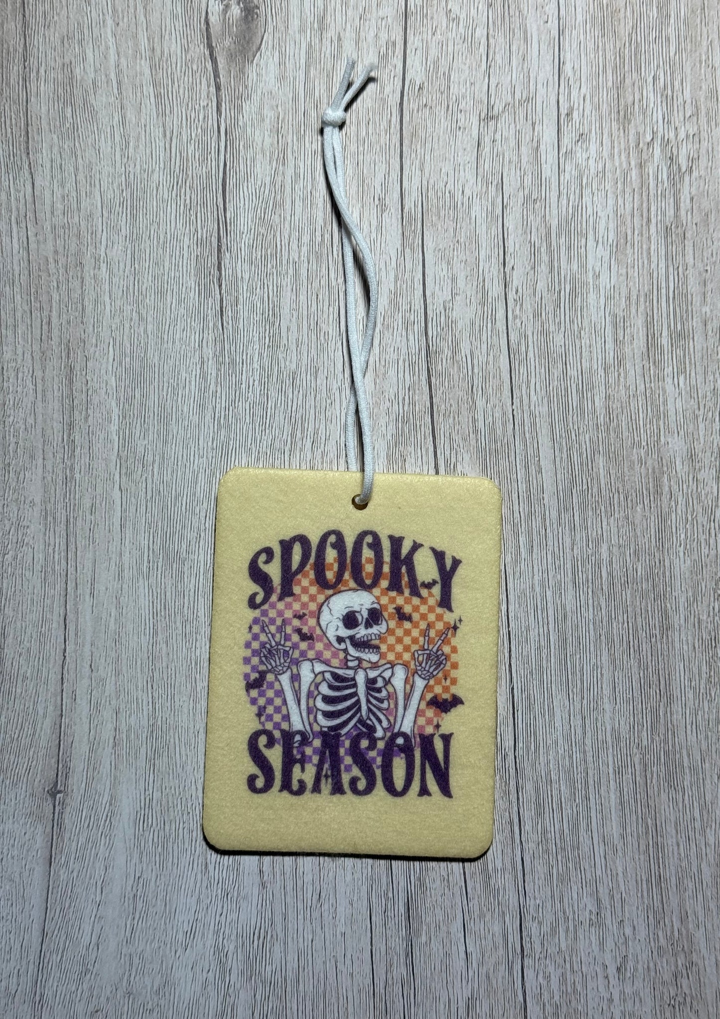 Spooky Season Skeleton Car Freshener