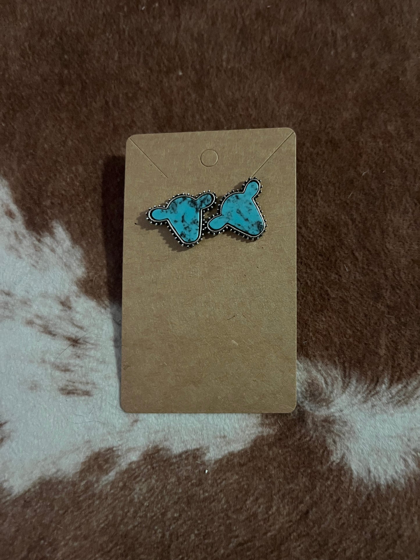Cow Head Earrings