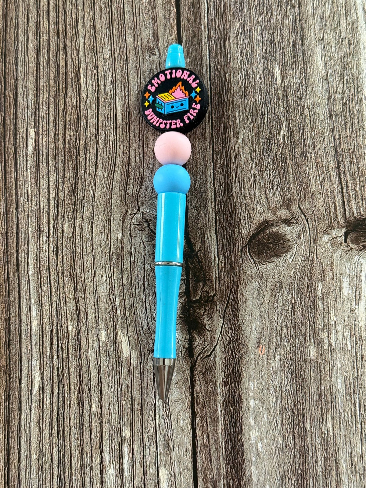 Emotional Dumpster Fire Beaded Pen