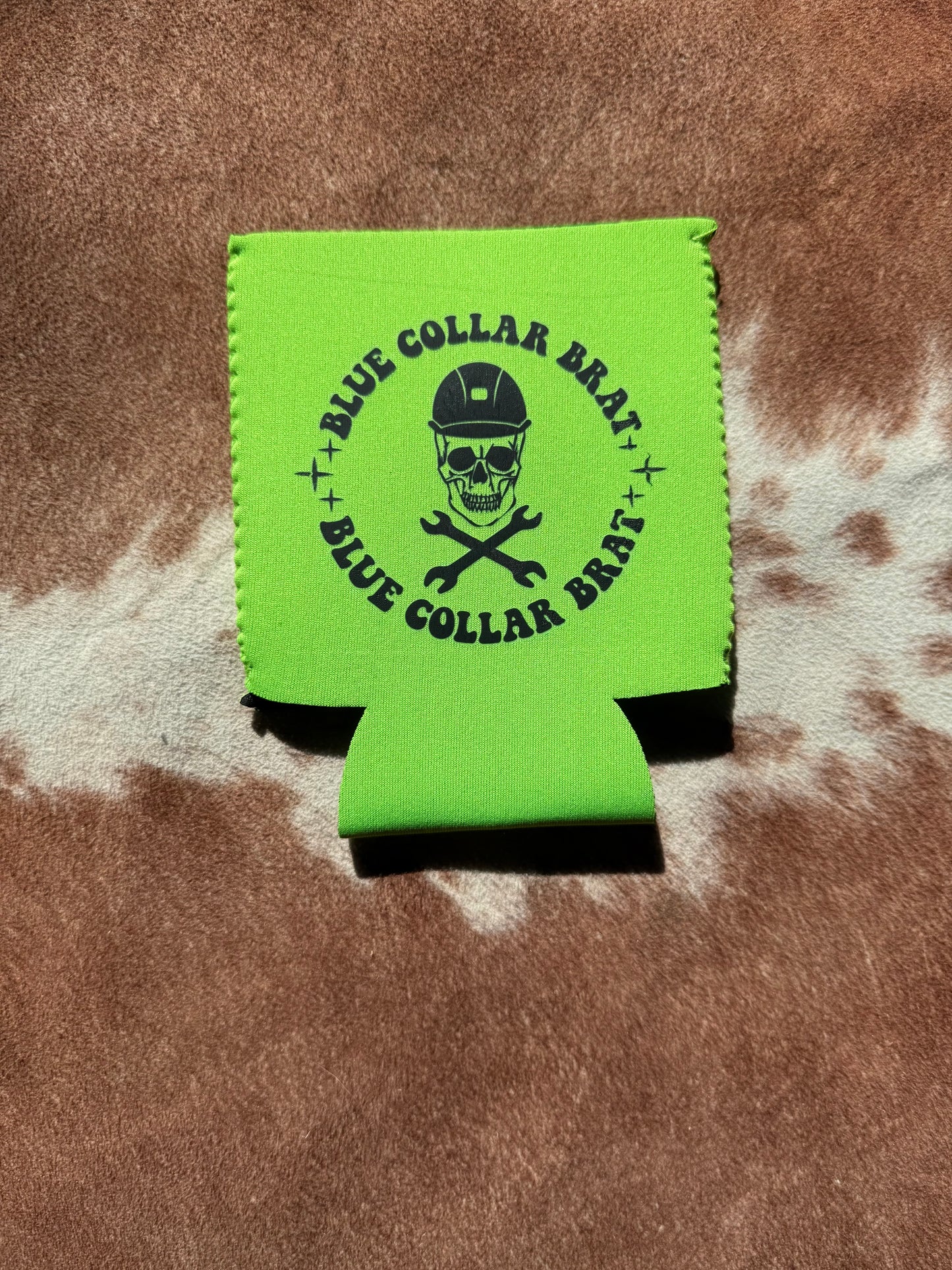 Blue Collar Brat Koozie