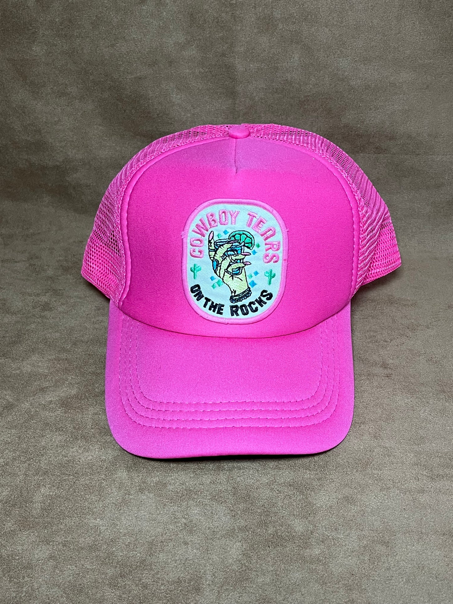 Cowboy Tears on the Rocks Trucker Cap