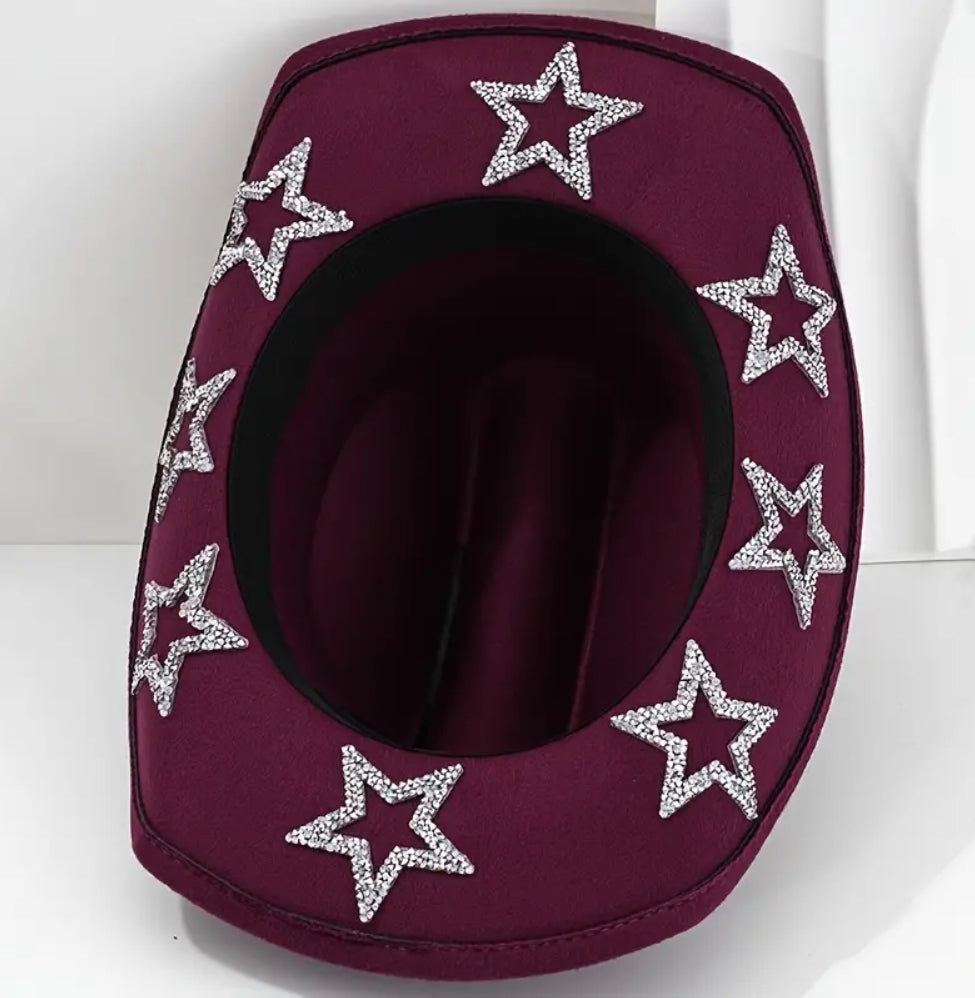Sparkly Star Cowboy Hat