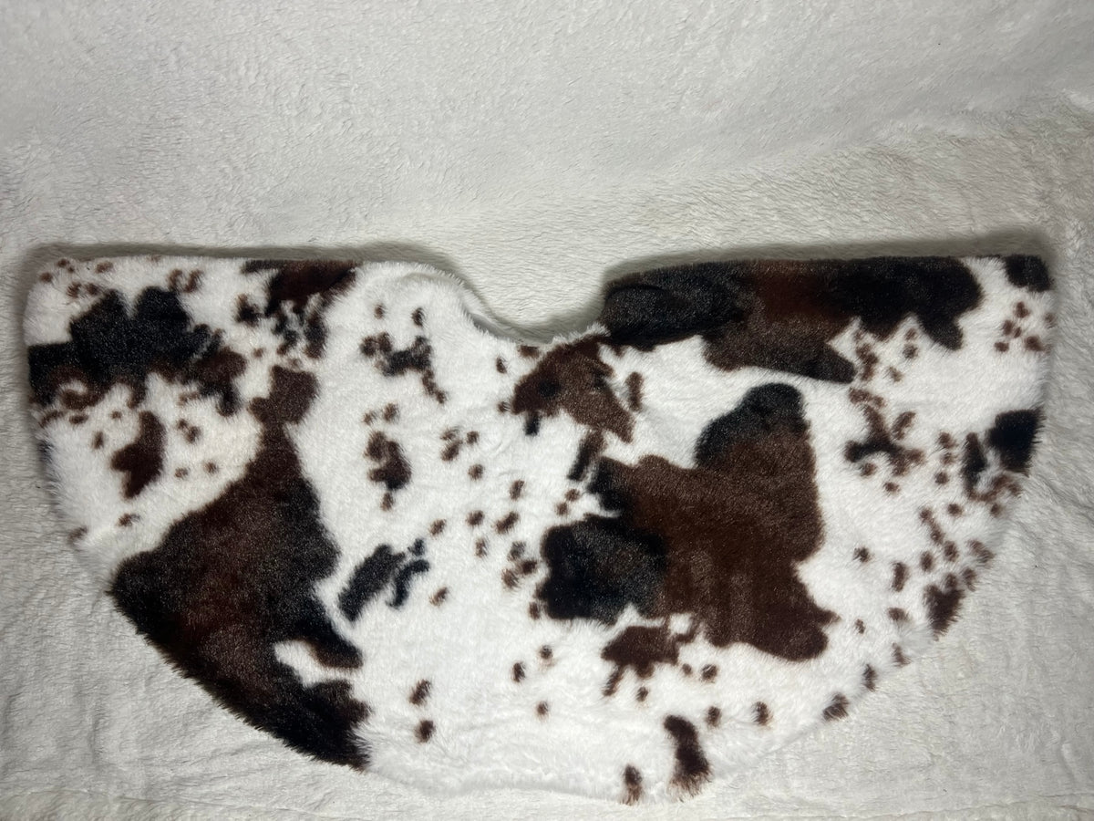 The Cowgirl Christmas Cow Print Tree Skirt
