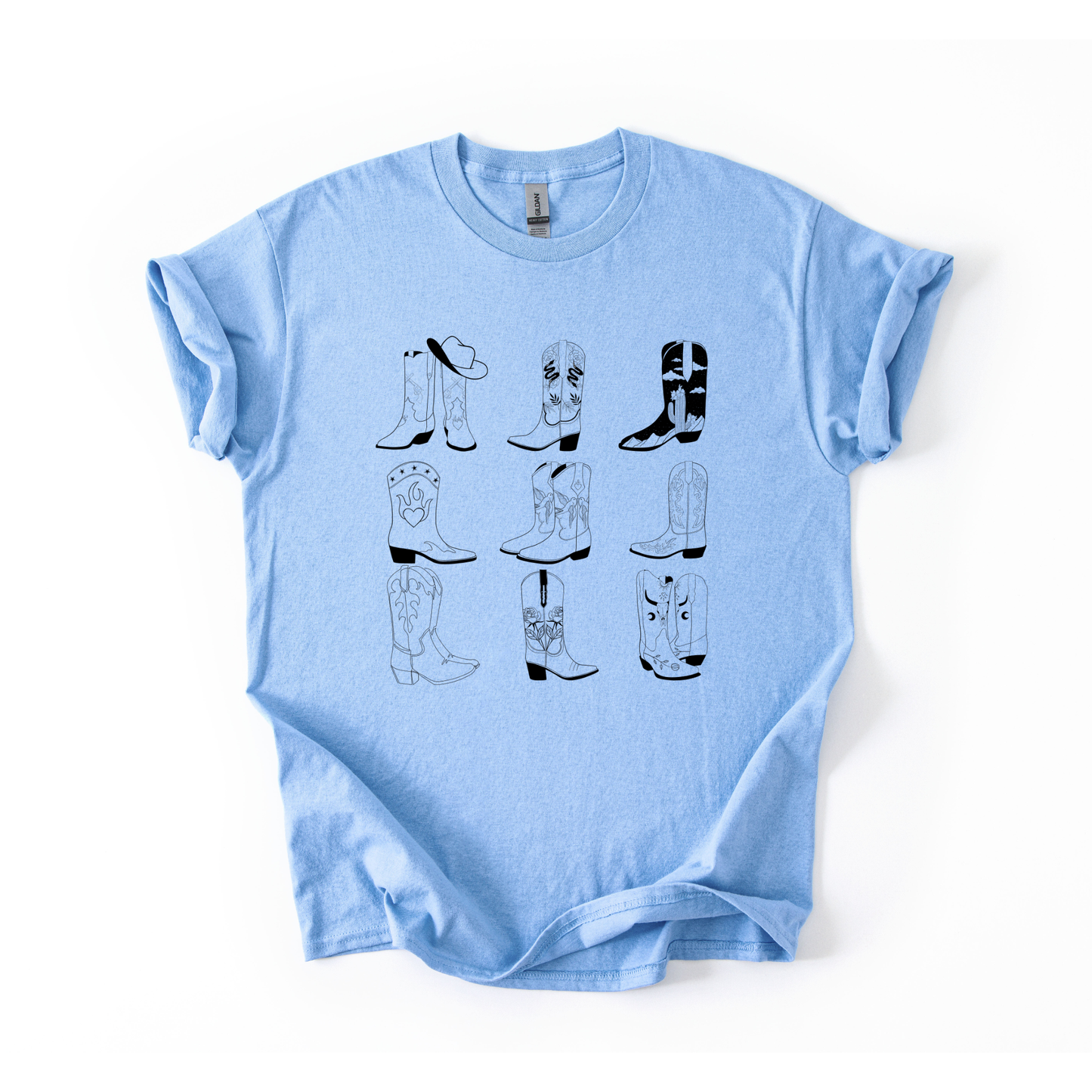 Cowboy Boots Retro T-shirt