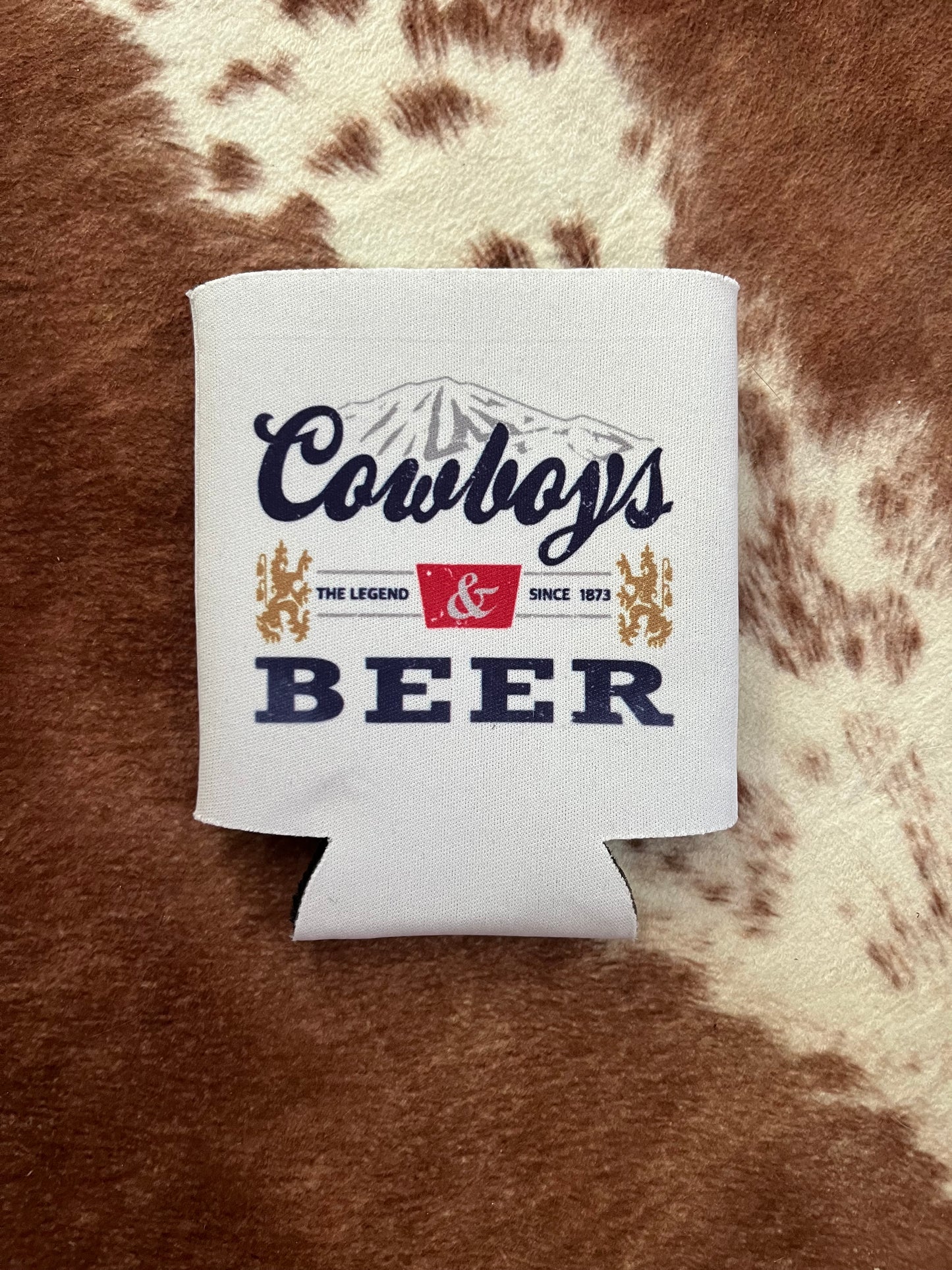 Cowboys and Beer Koozie