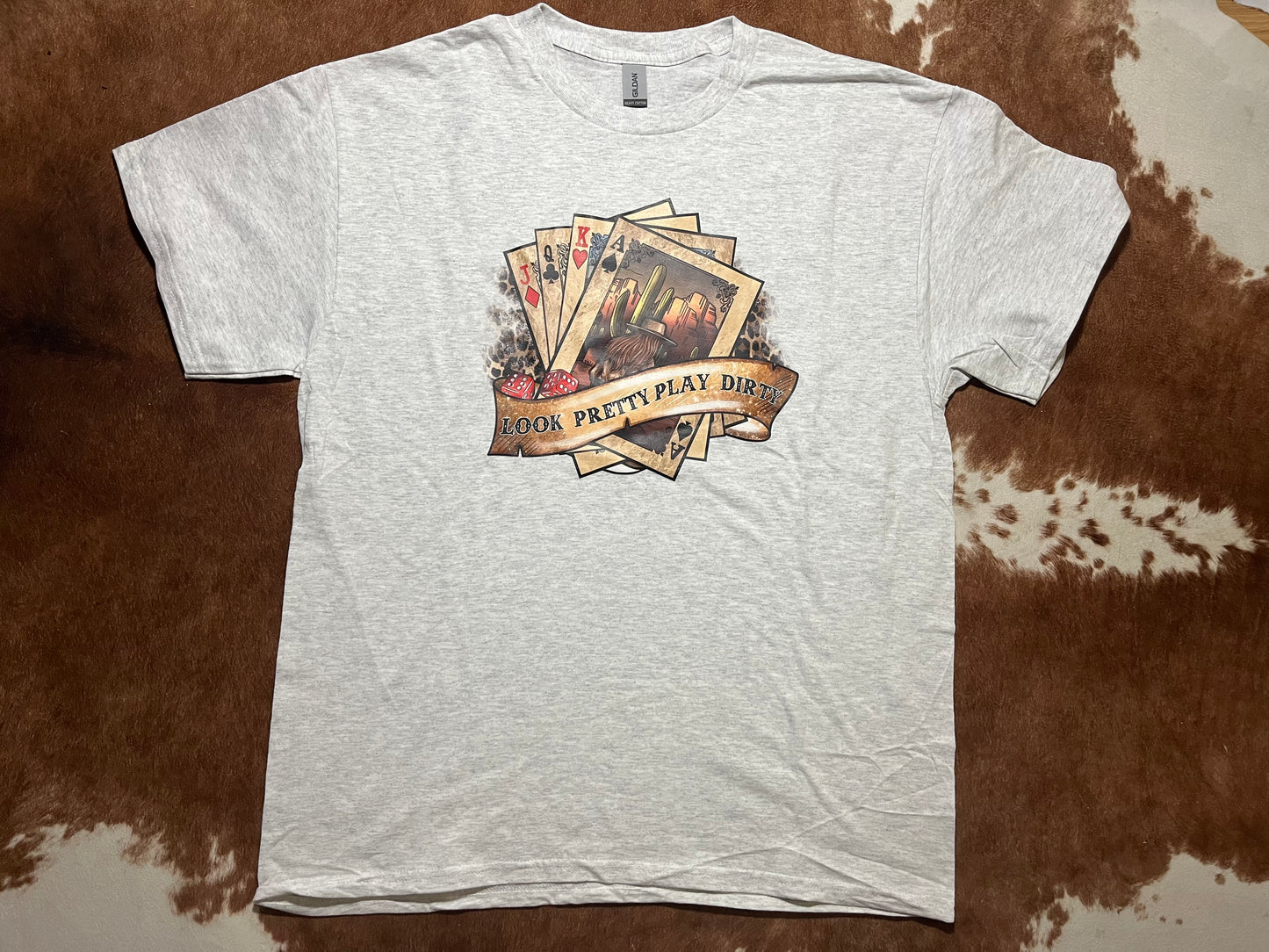 Look Pretty Play Dirty Graphic T-shirt