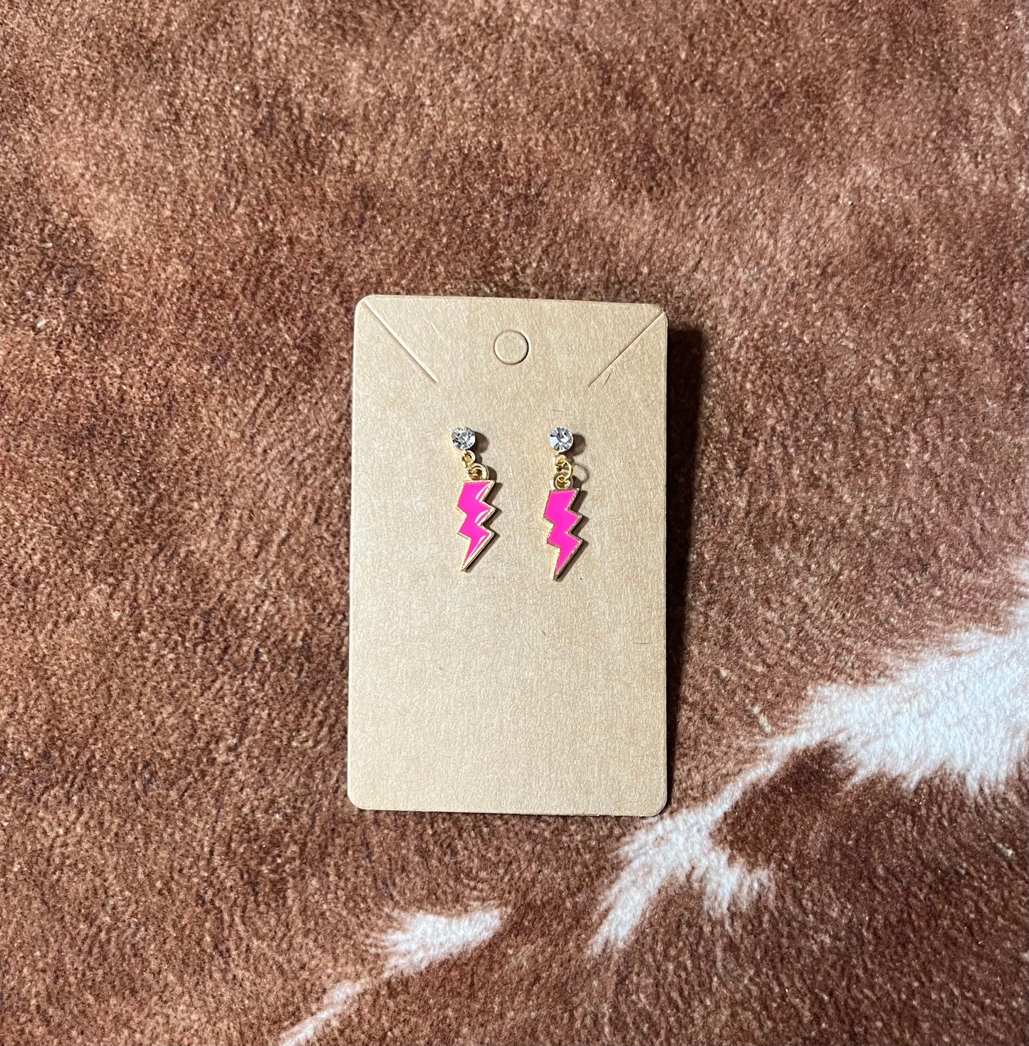 Coloured Lightning Earrings