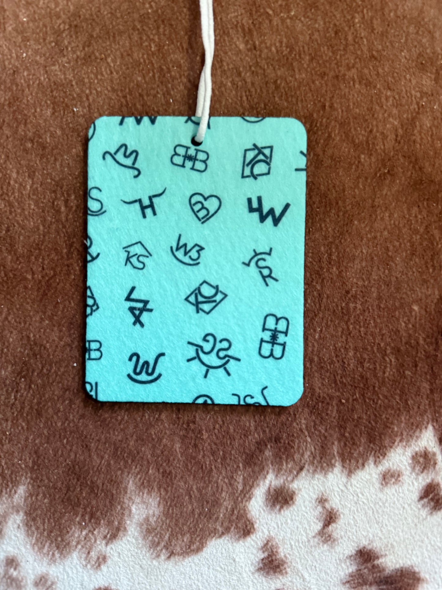 Cattle Brands Car Freshener