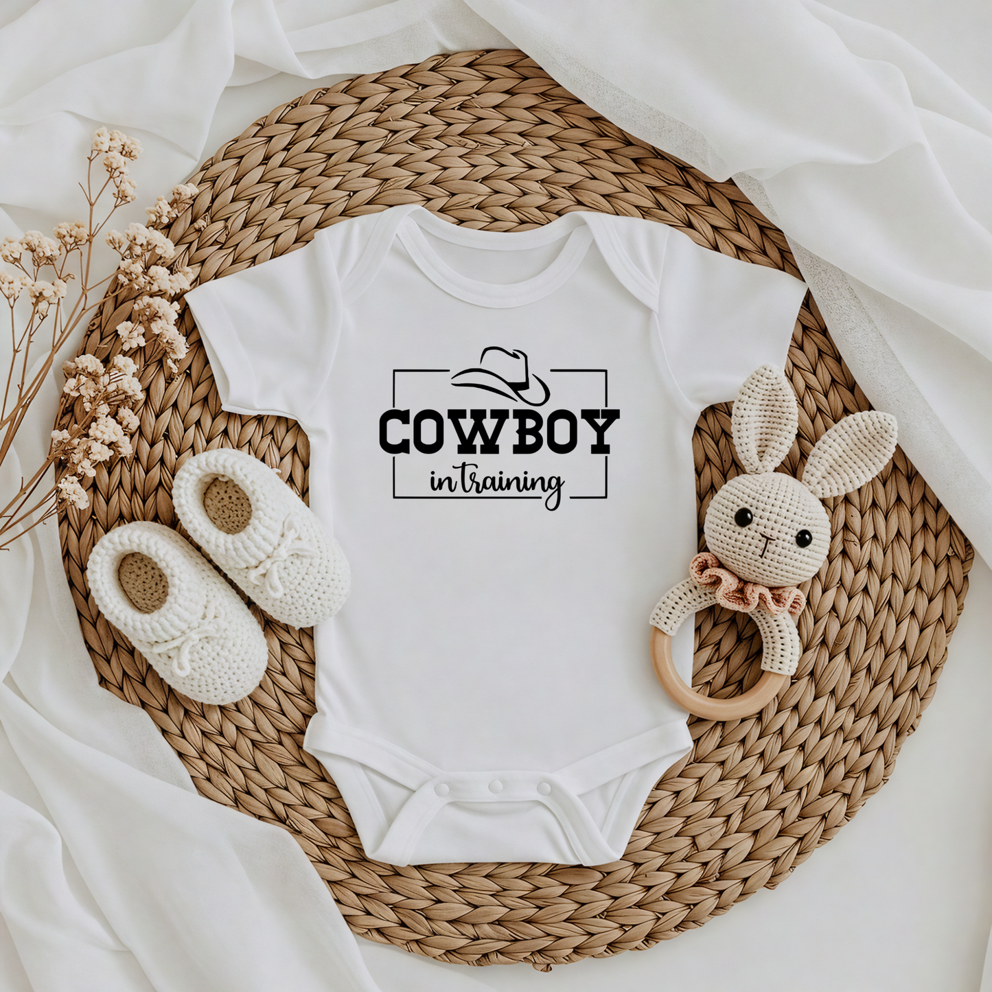 Cowboy in Training Baby Onesie