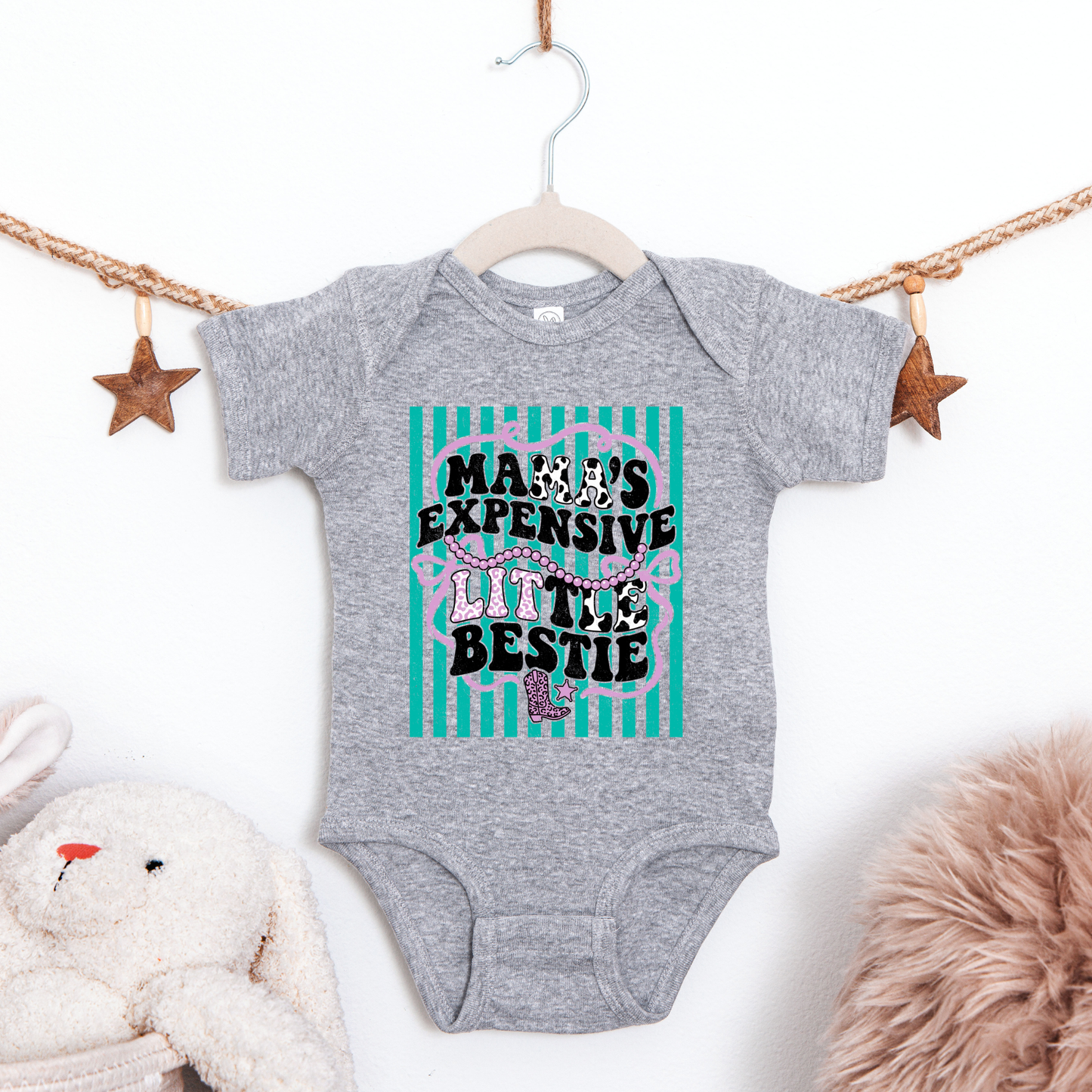 Mama’s Expensive Little Bestie Baby Onesie