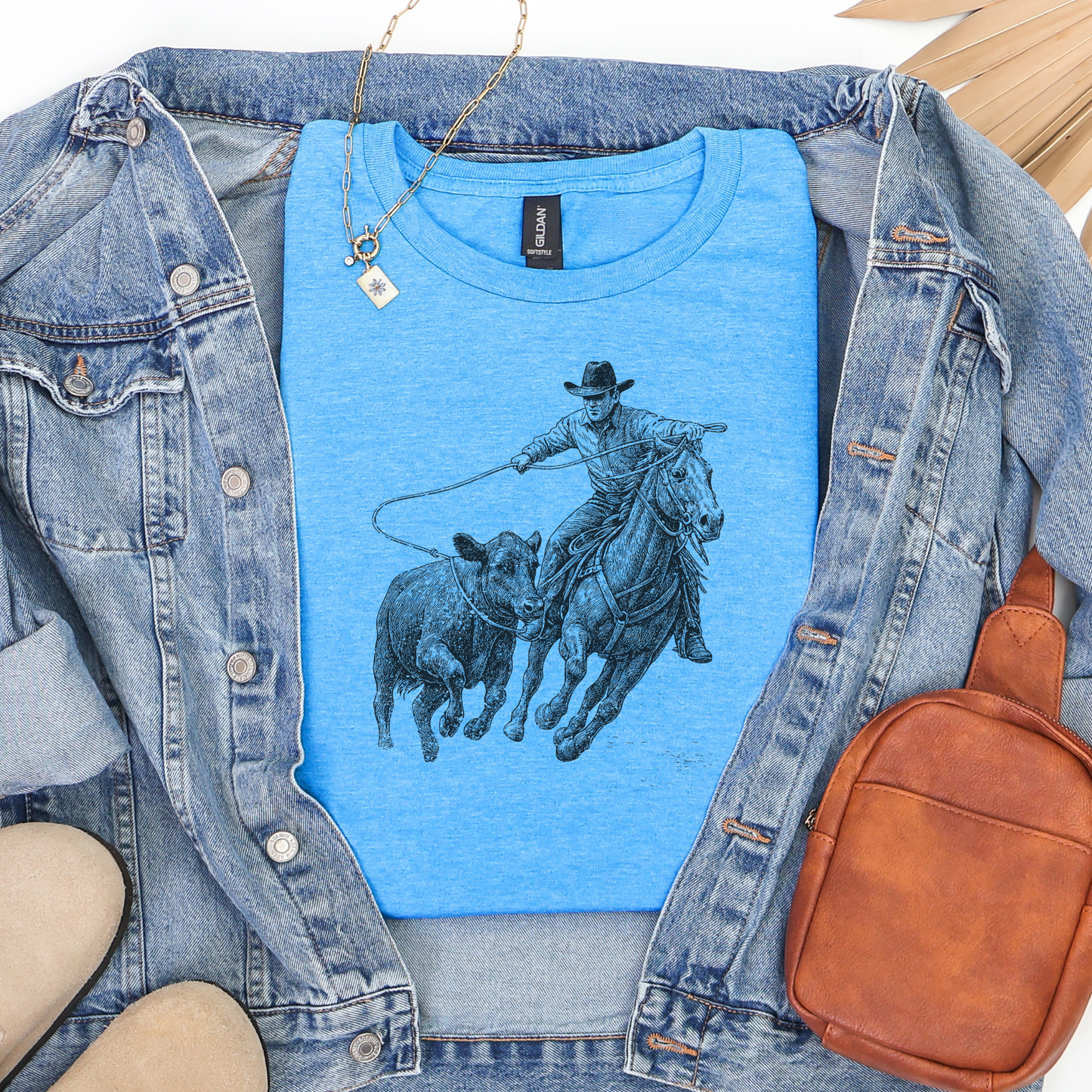 High Noon Roper Retro T-shirt