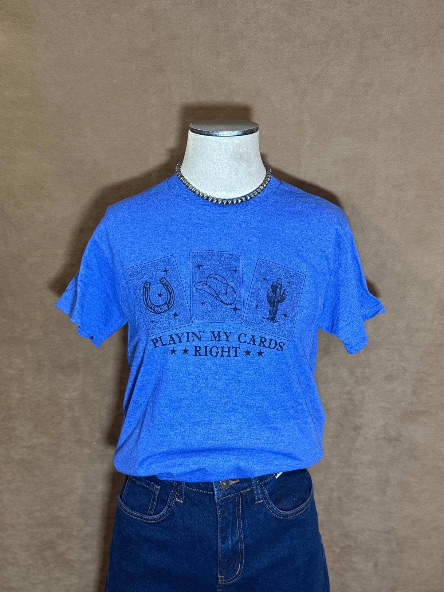 Playin’ My Cards Right Retro T-shirt