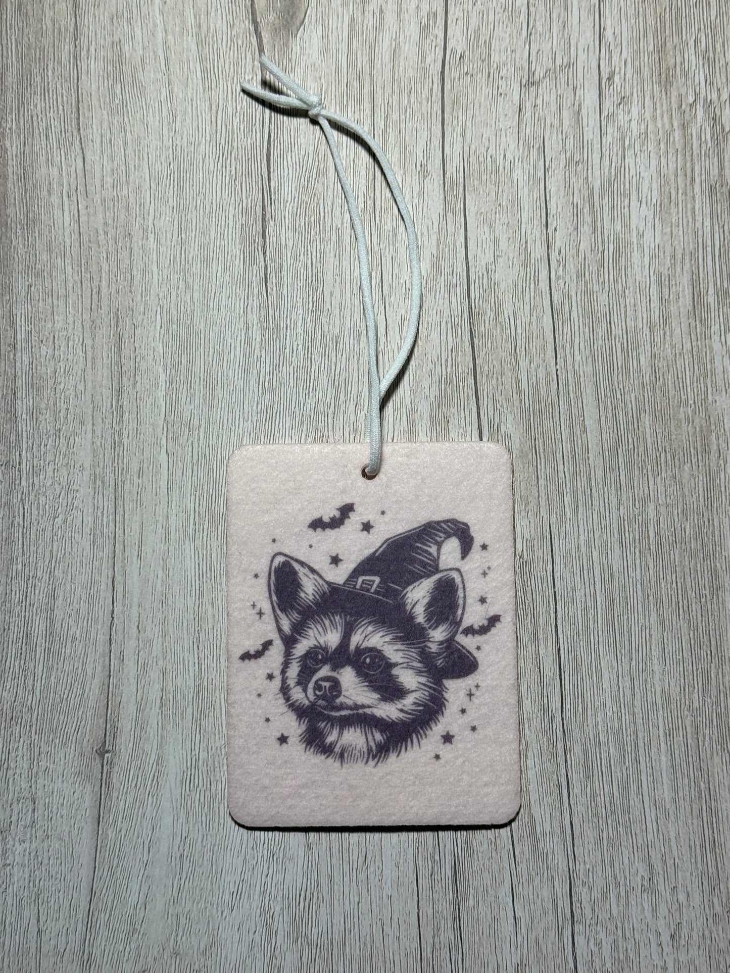 Halloween Raccoon Car Freshener