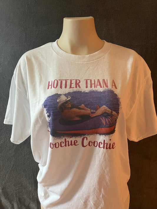 Hotter Than a Hoochie Coochie Alan Jackson T-shirt (Made to Order)