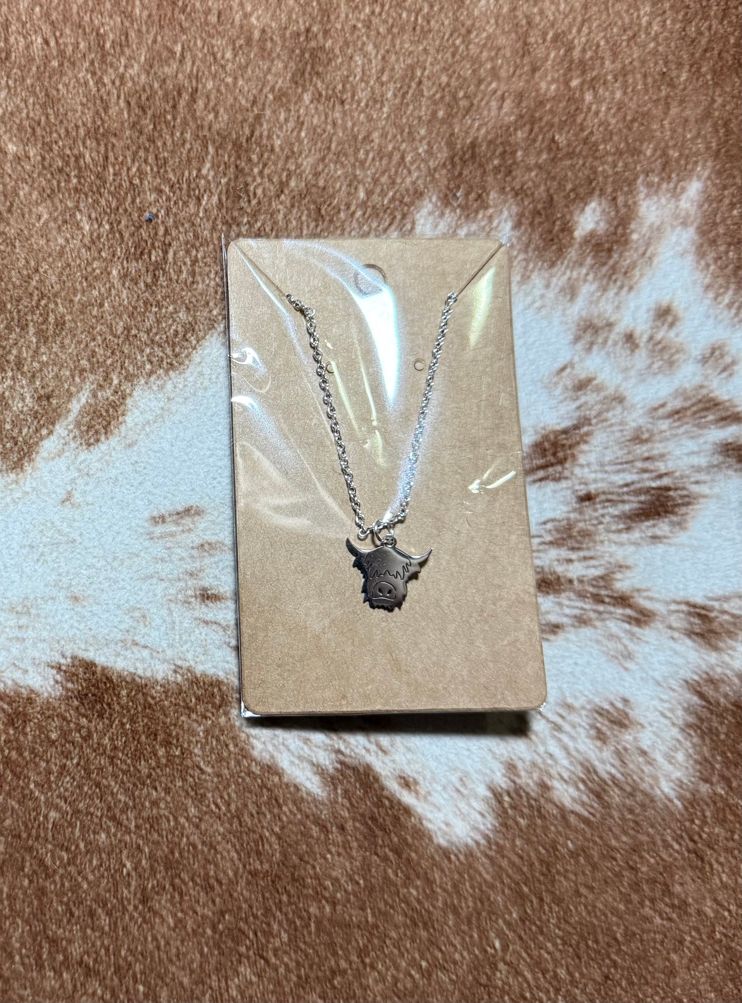 Highland Cow Necklace