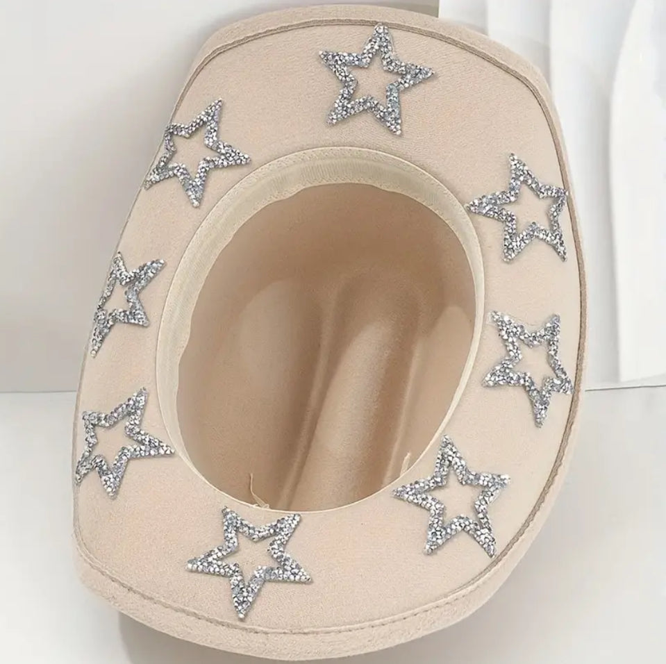 Sparkly Star Cowboy Hat