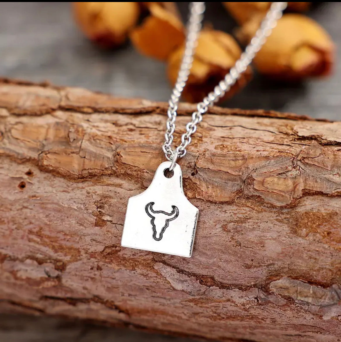Ear Tag Necklace