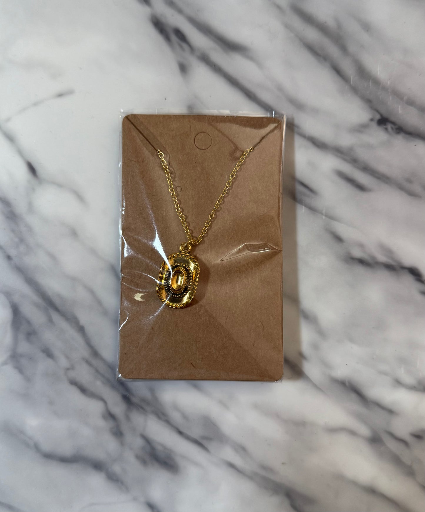 Cowboy Hat Necklace