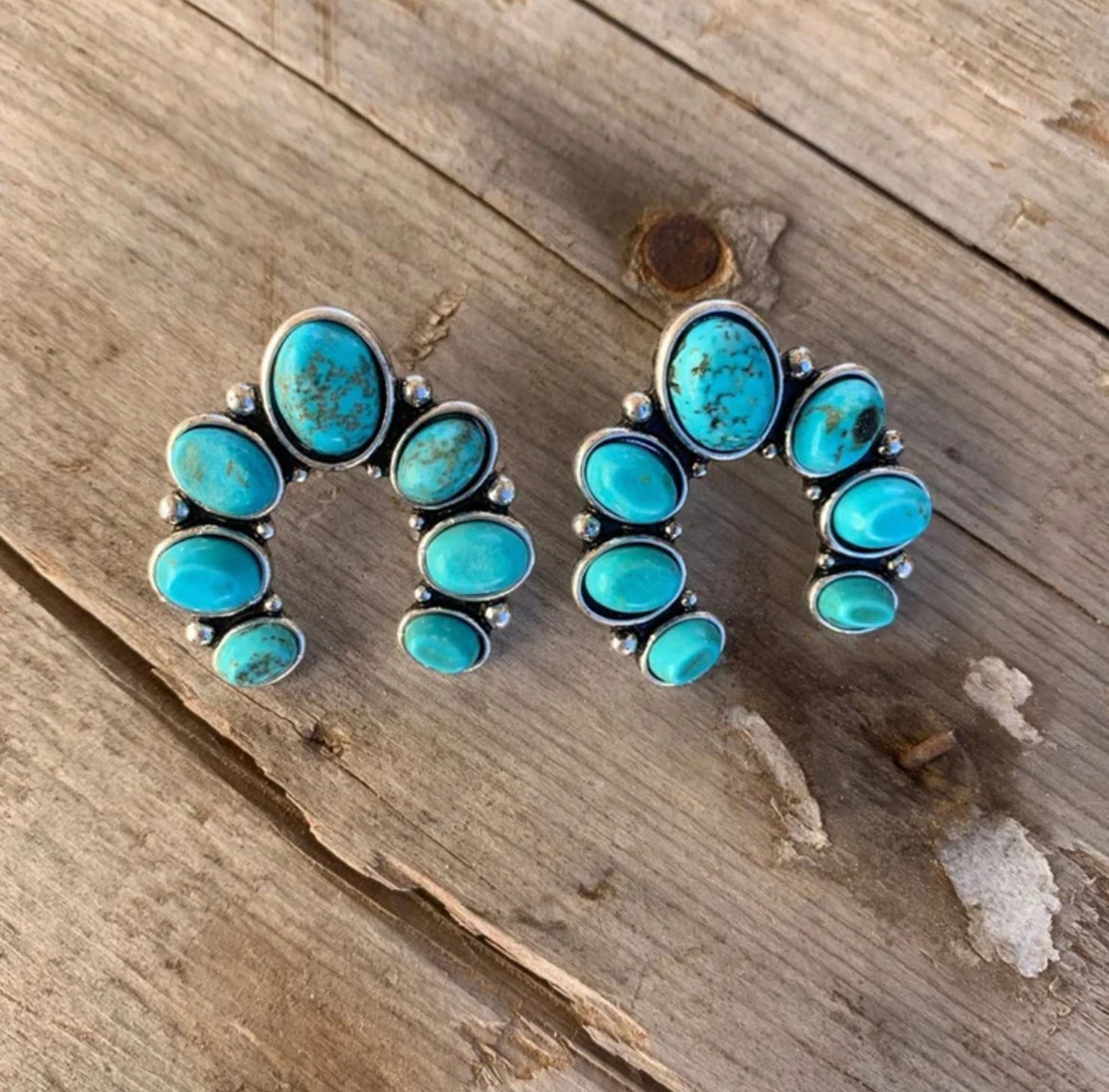 Squash Blossom Stud Earrings