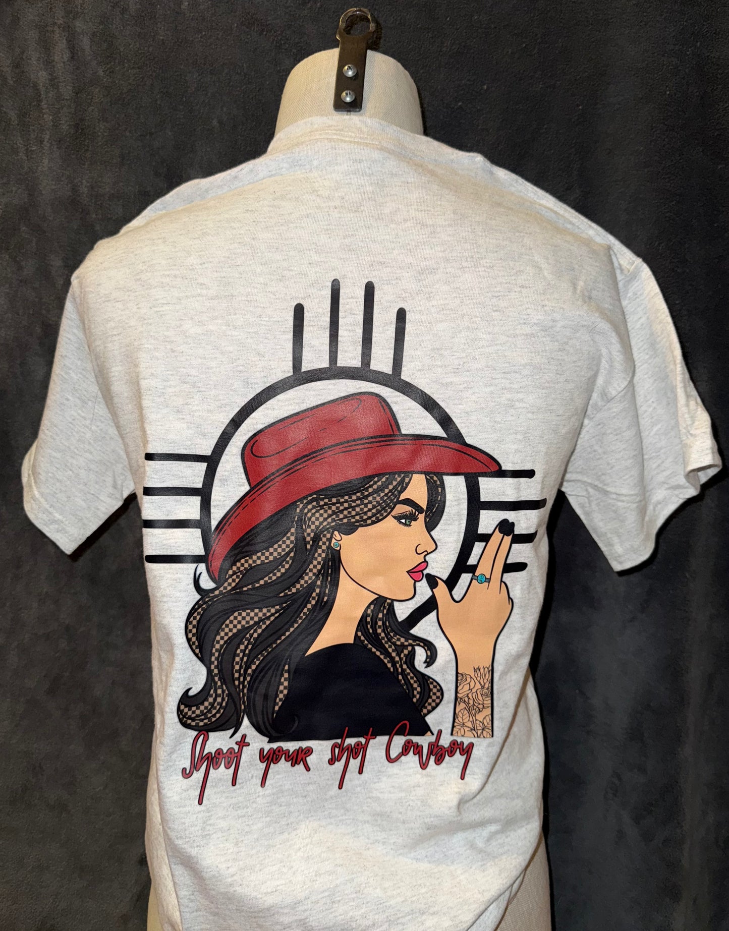 Shoot Your Shot Cowboy Graphic T-shirt
