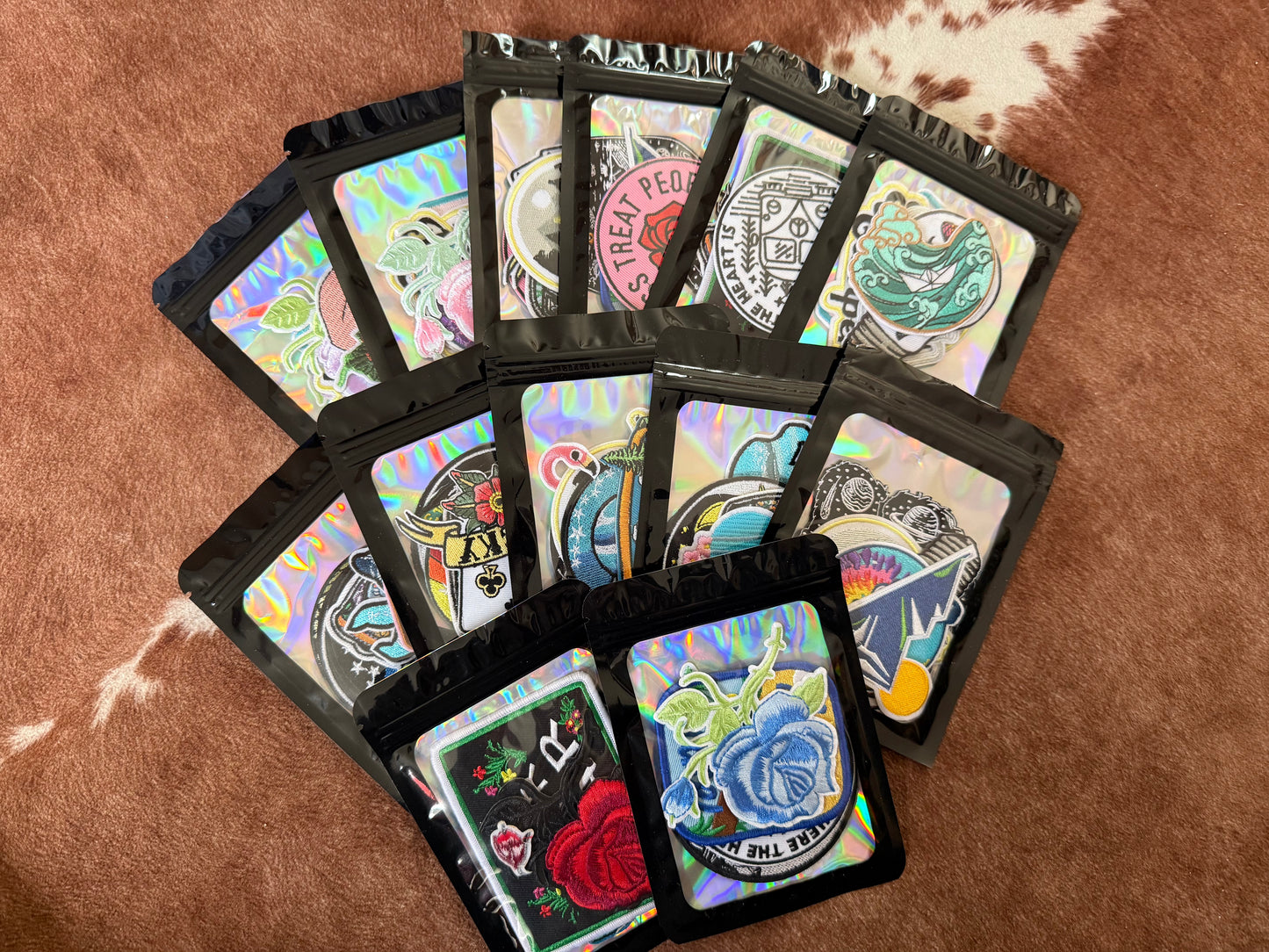 Mystery Iron on Patch Packs