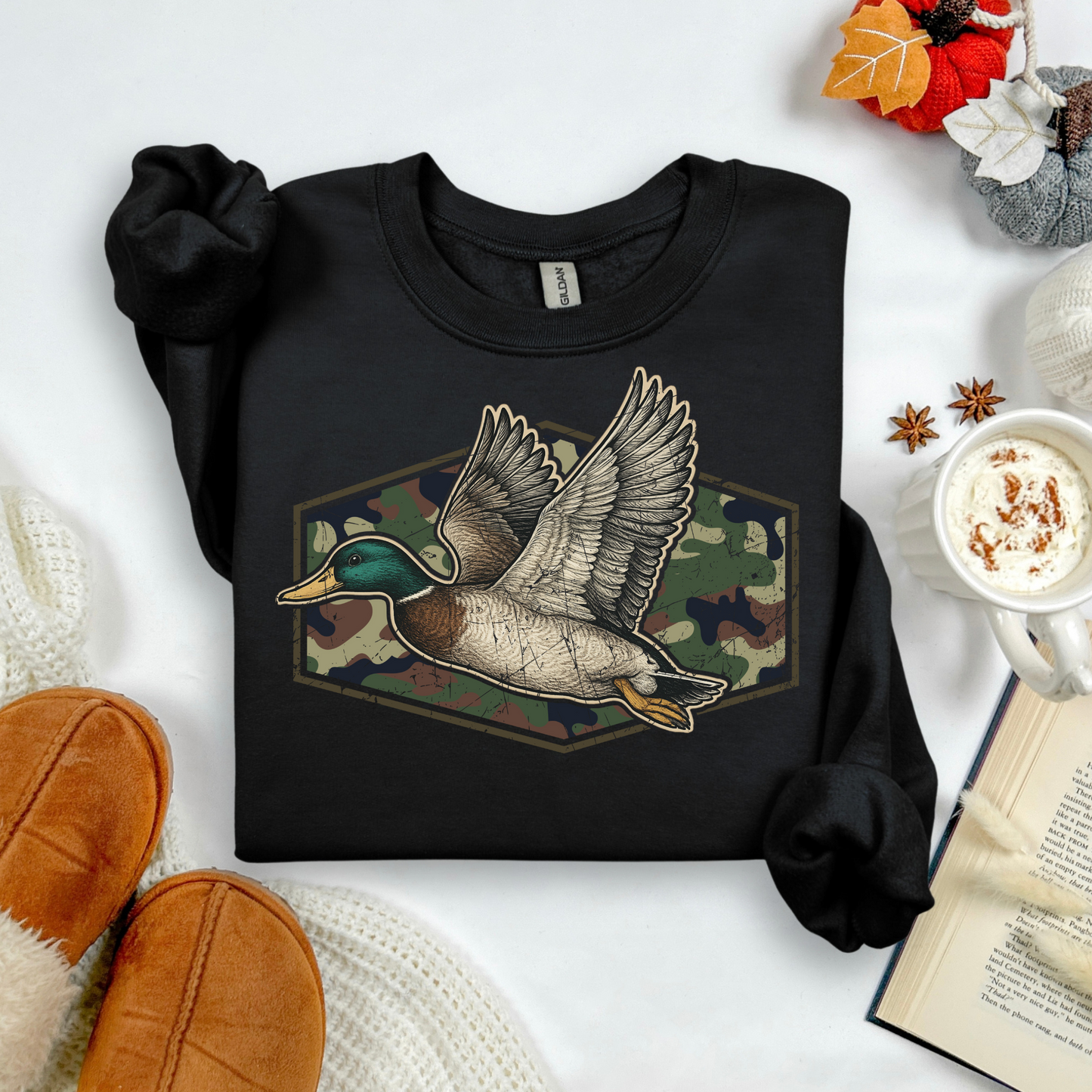 Camouflage Duck Crewneck