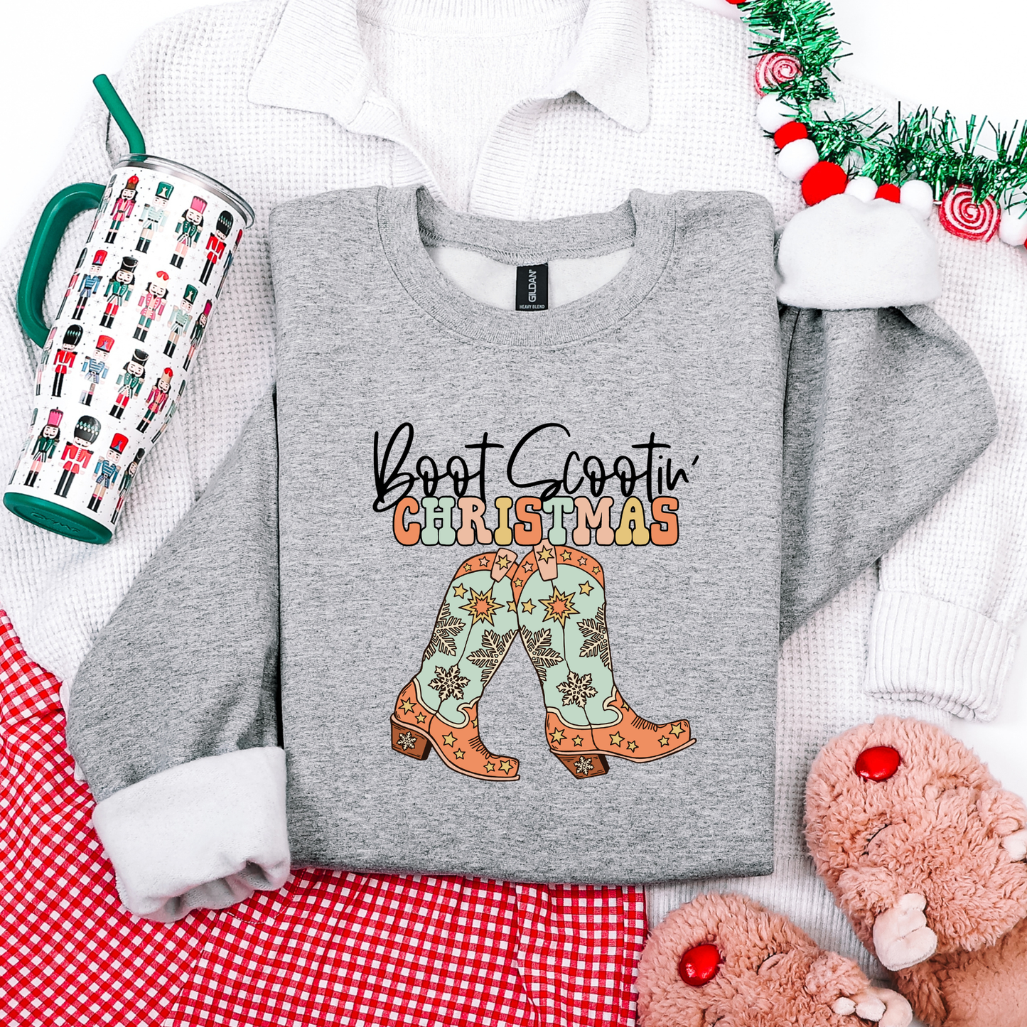 Boot Scootin’ Christmas Crewneck