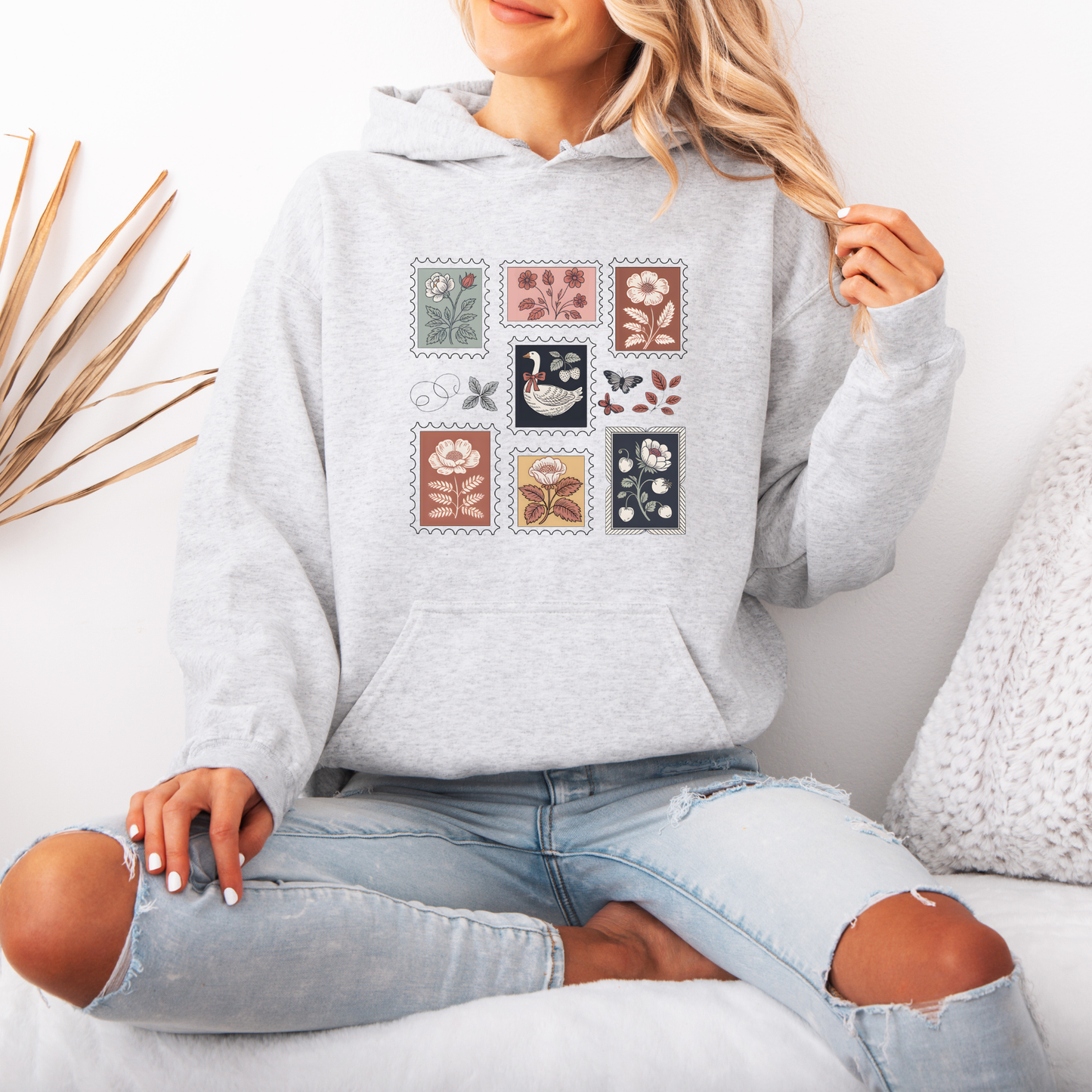 Spring Stamps Hoodie (Made to Order)