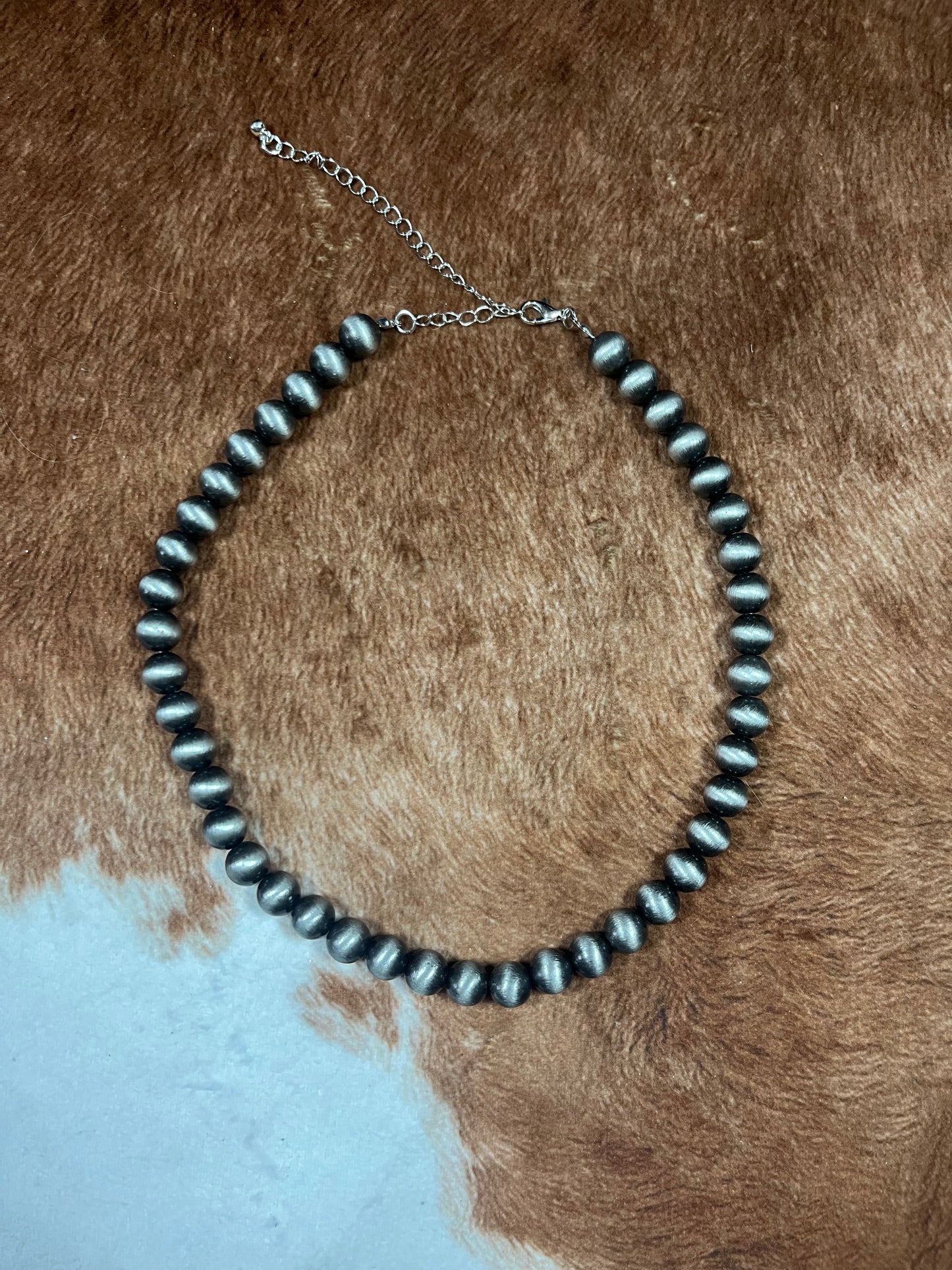 Faux Navajo Pearls Necklace
