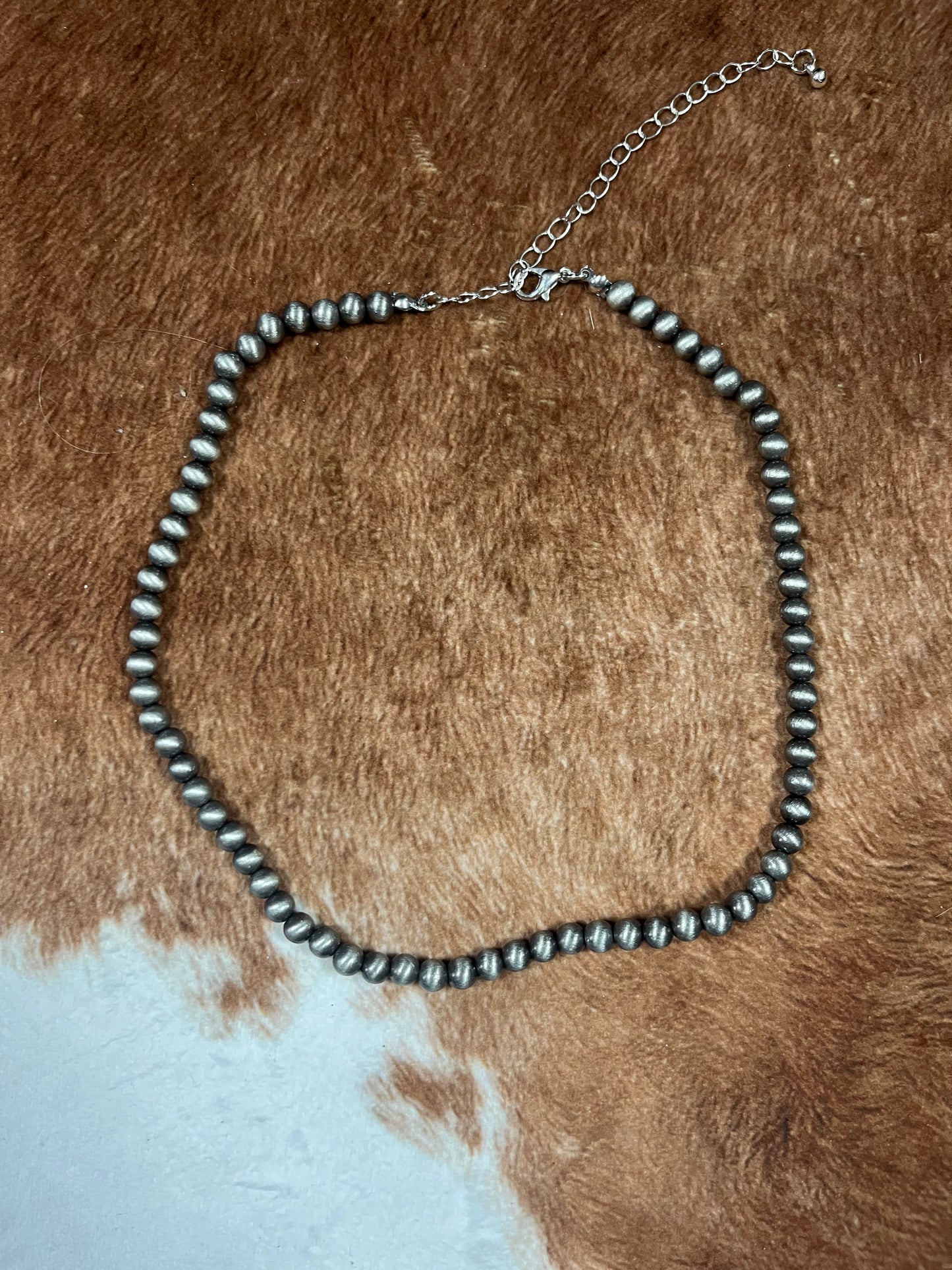 Faux Navajo Pearls Necklace
