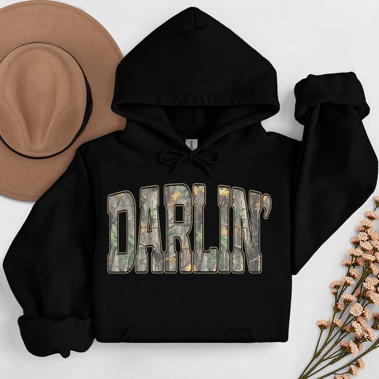 Camo Darlin’ Hoodie (Made to Order)