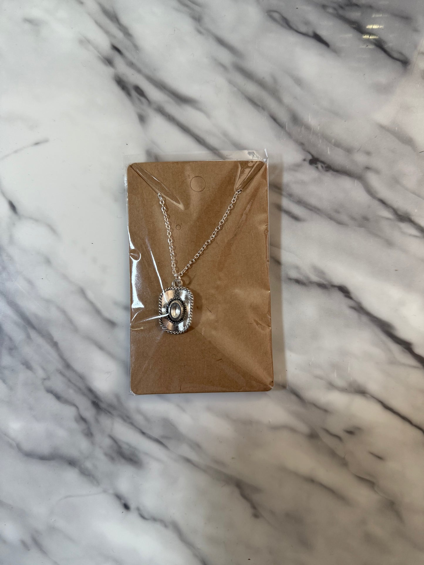 Cowboy Hat Necklace