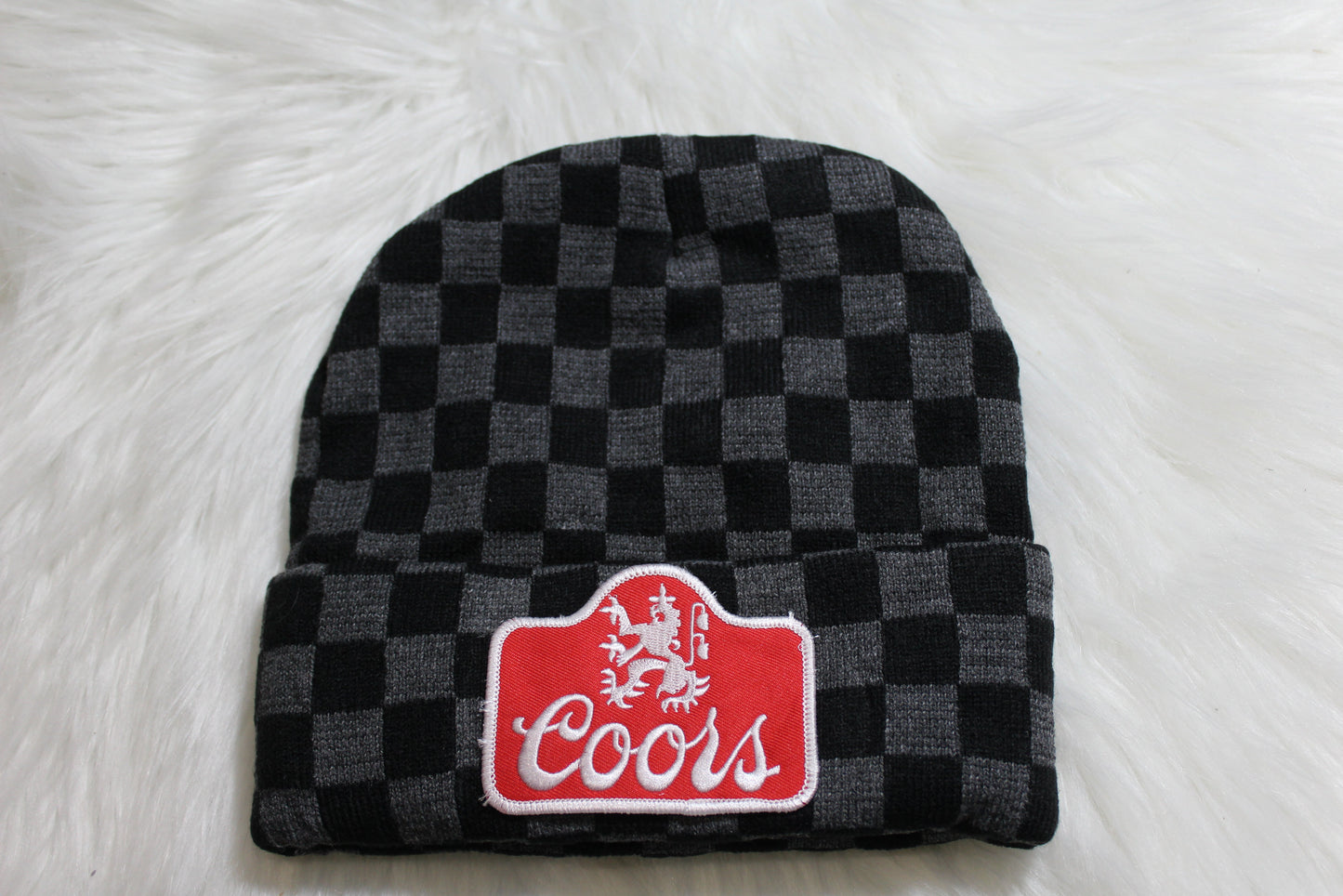 Checkered Coors Toque