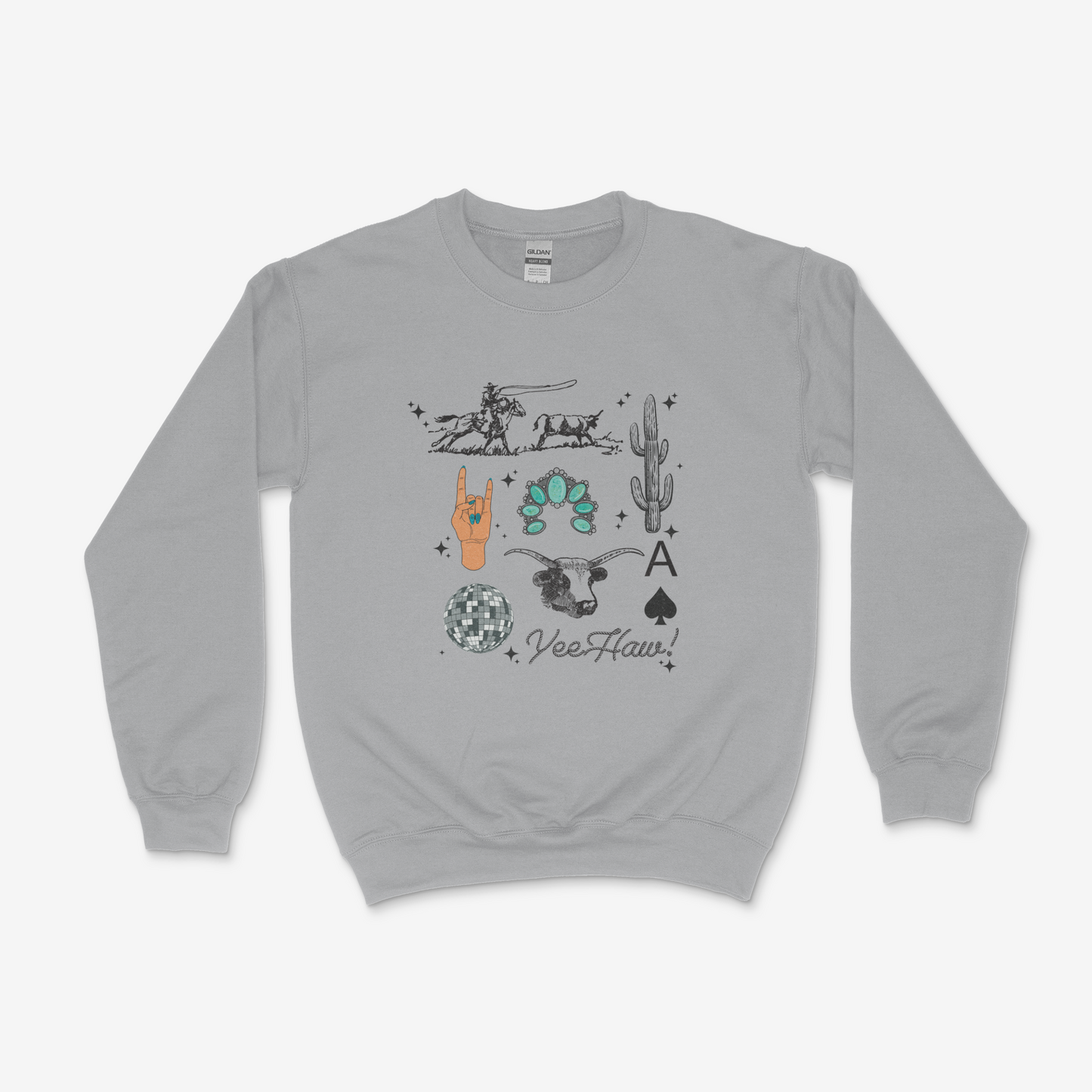 Western Collage Crewneck